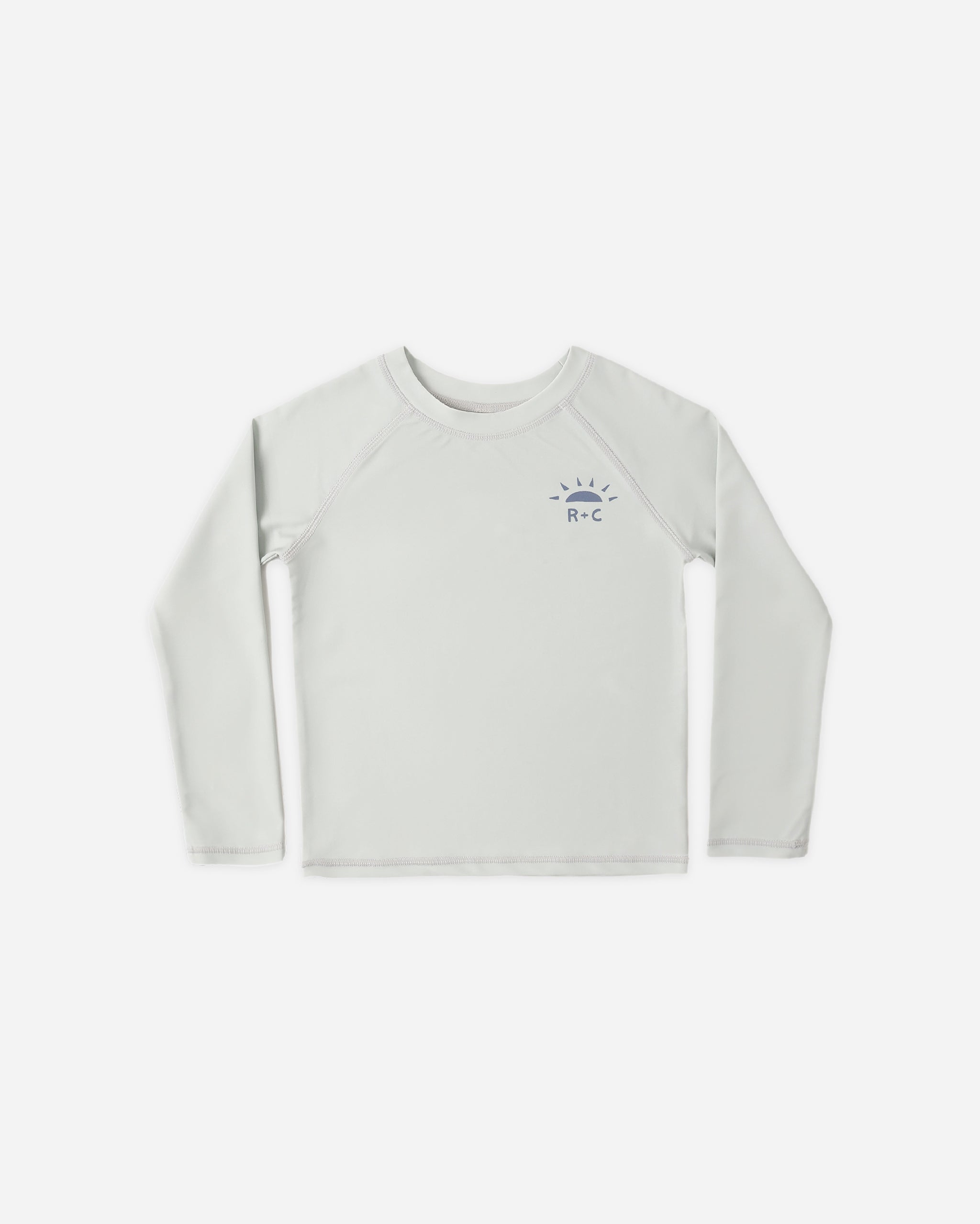 Langarm-Rashguard aus Seafoam