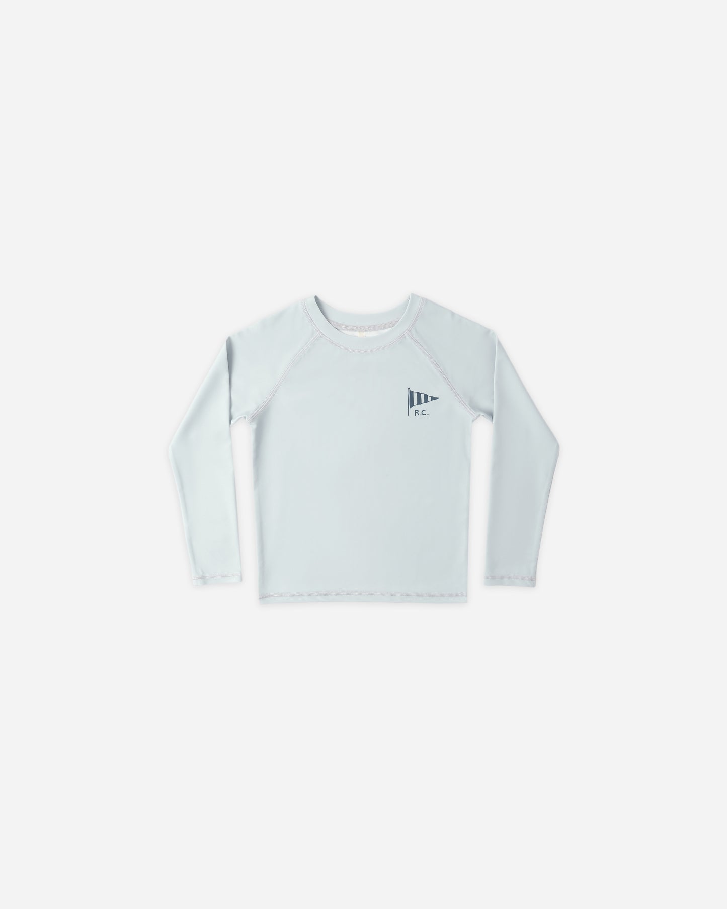 Long Sleeve Rashguard Light Blue - Rylee + Cru | Kids Clothes | Trendy Baby Clothes | Modern Infant Outfits |