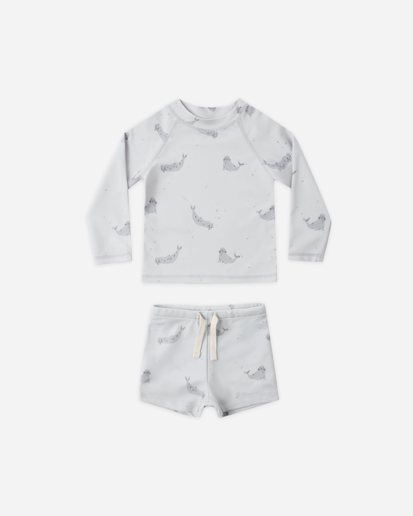 Boys Rashguard Set Seals - Rylee + Cru | Kids Clothes | Trendy Baby Clothes | Modern Infant Outfits |