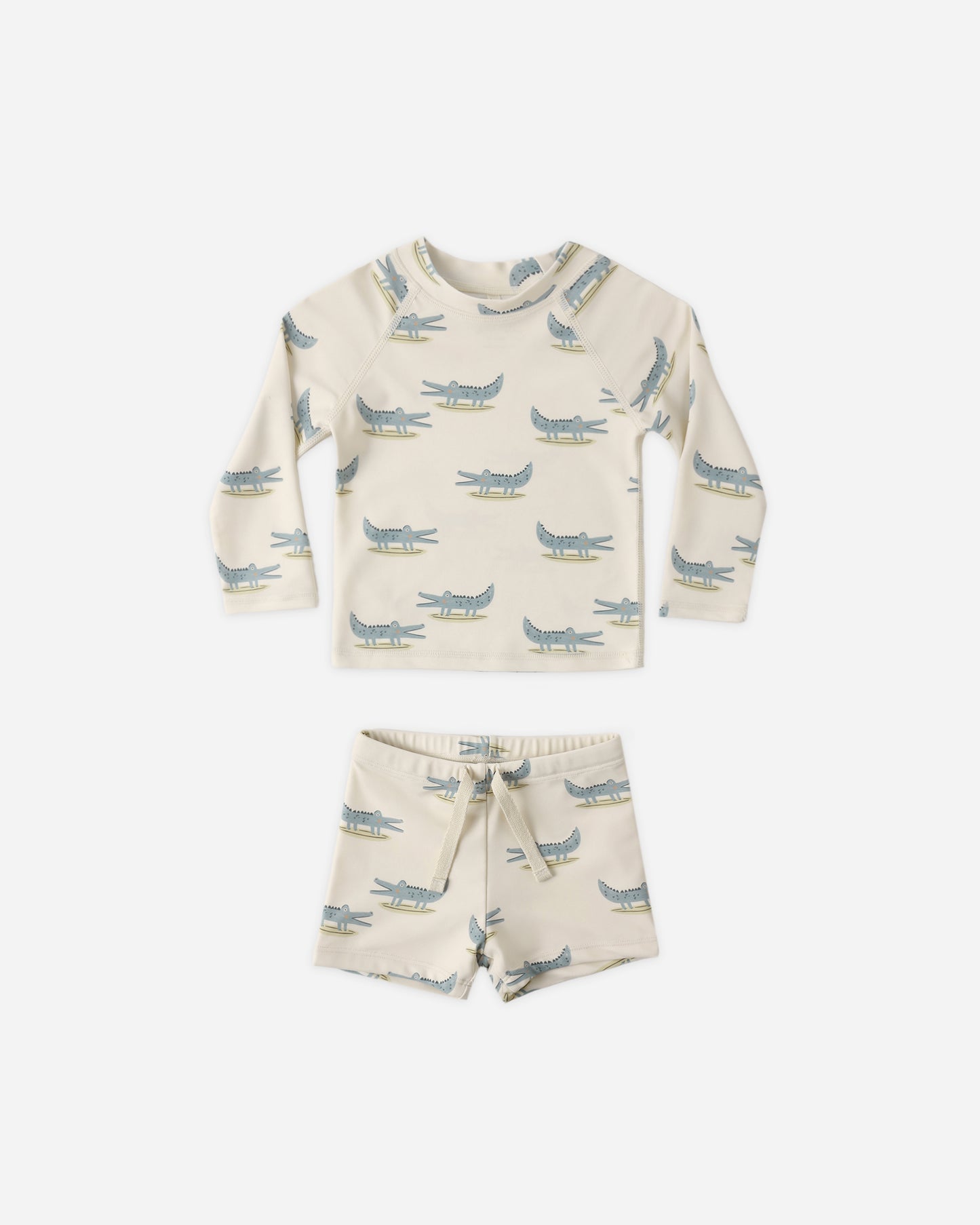 Boys Rashguard Set Alligators - Rylee + Cru | Kids Clothes | Trendy Baby Clothes | Modern Infant Outfits |
