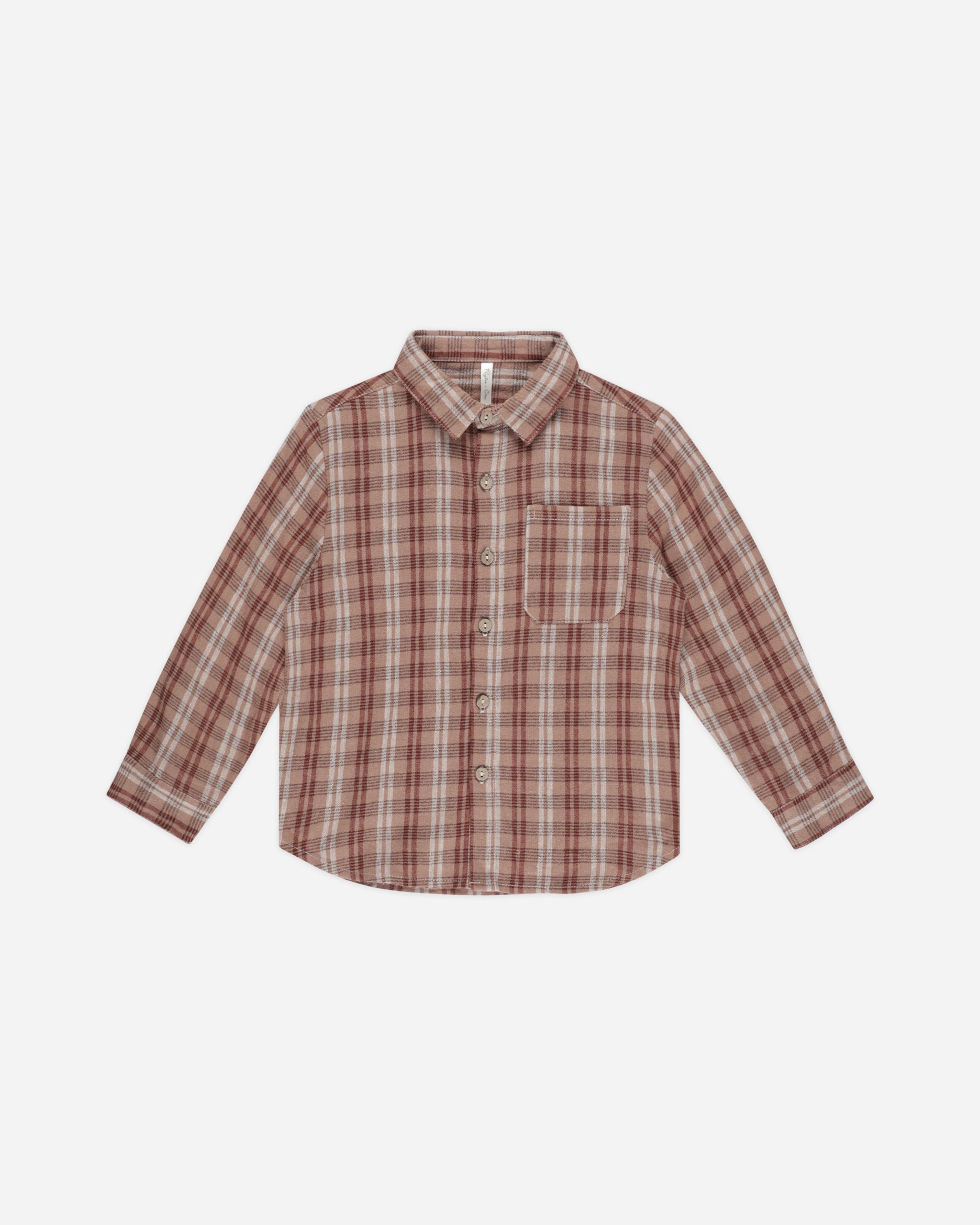 Collared Long Sleeve Shirt || Autumn Plaid