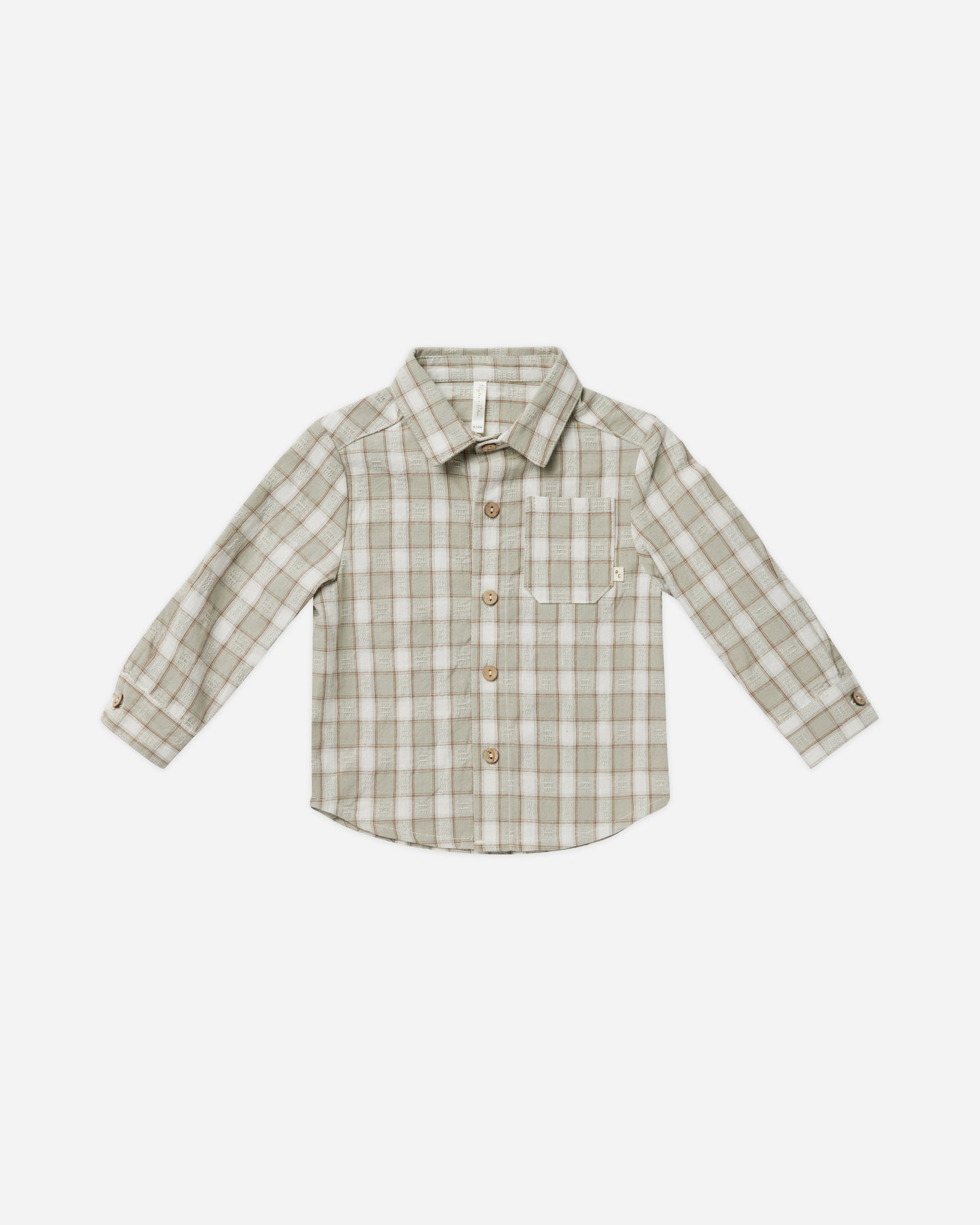 Collared Shirt || Pewter Plaid – Rylee + Cru