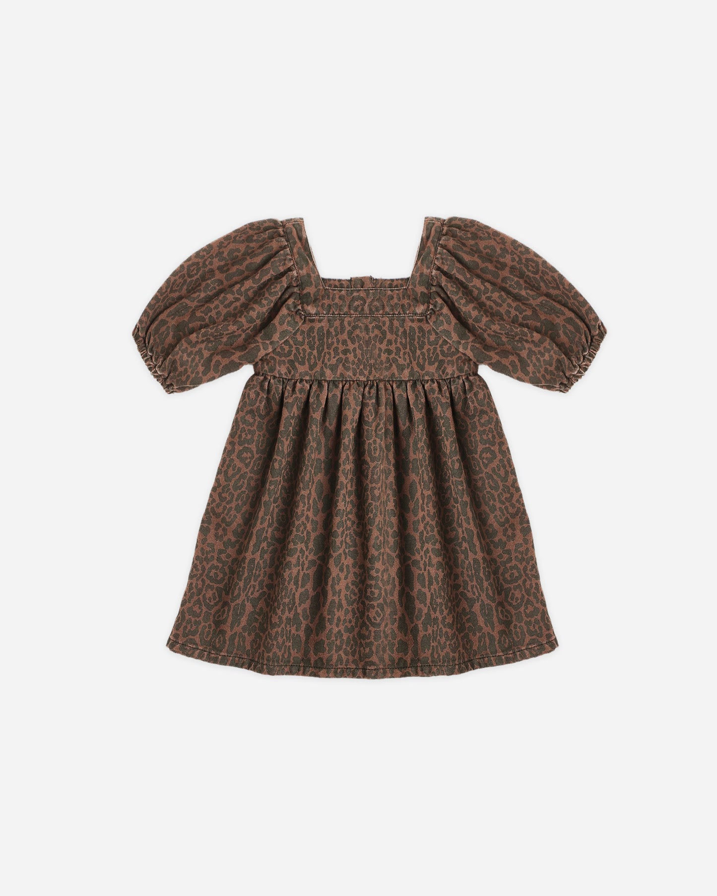 Gretta Babydoll Dress || Leopard - Rylee + Cru | Kids Clothes | Trendy Baby Clothes | Modern Infant Outfits |