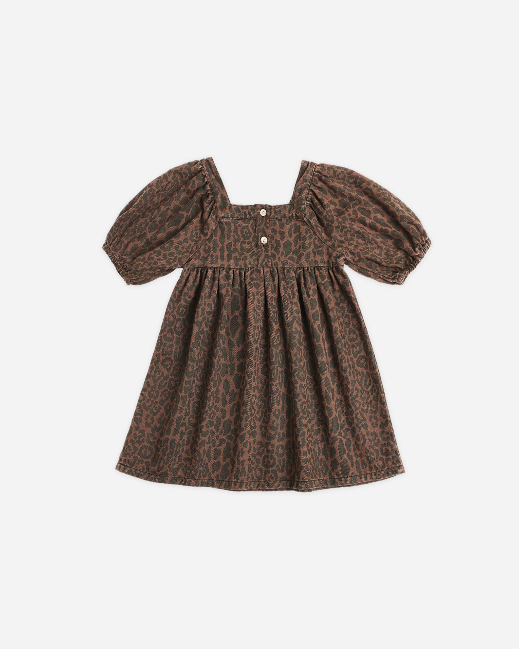 Gretta Babydoll Dress || Leopard - Rylee + Cru | Kids Clothes | Trendy Baby Clothes | Modern Infant Outfits |
