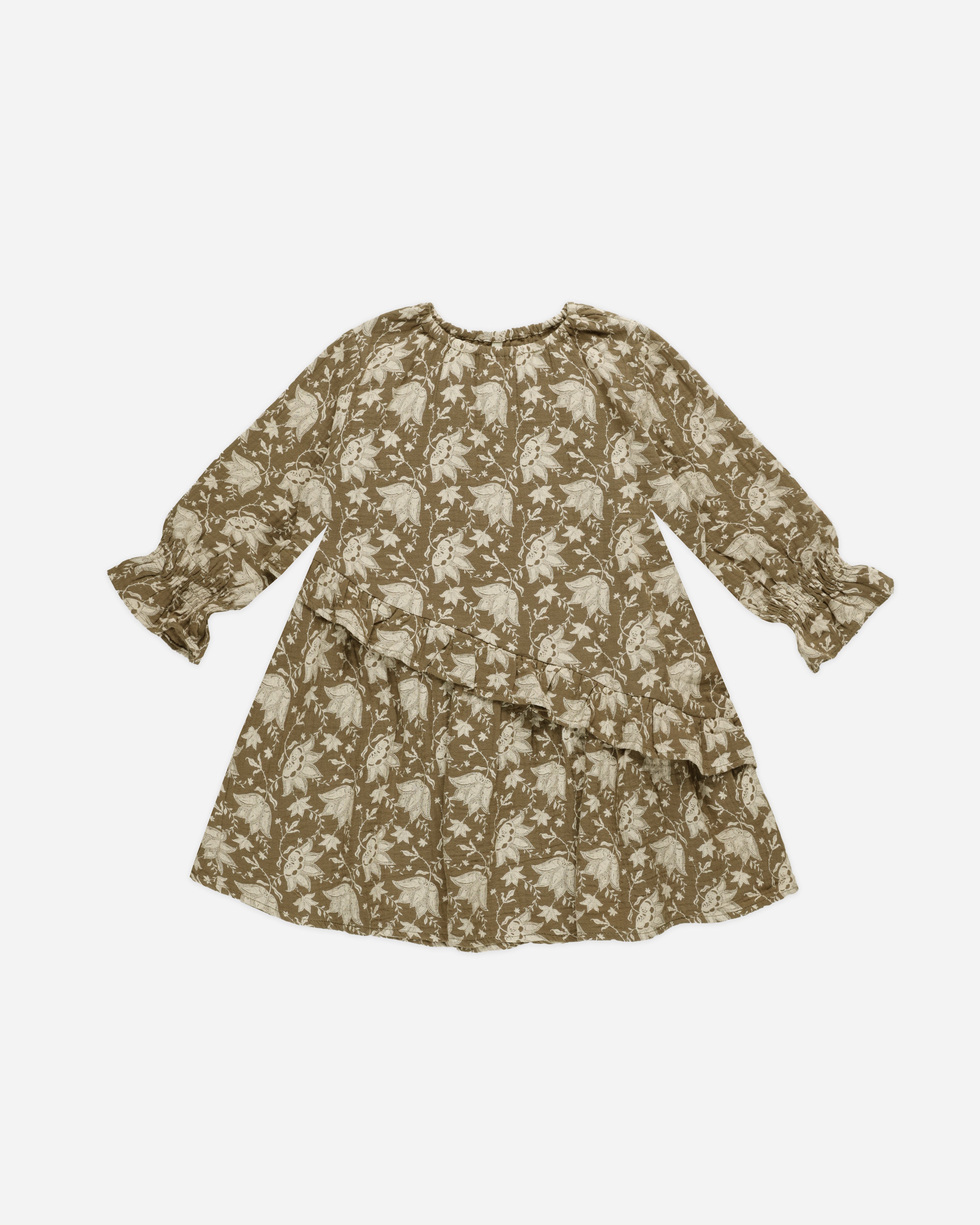 Hazel Dress || Green Garden - Rylee + Cru | Kids Clothes | Trendy Baby Clothes | Modern Infant Outfits |