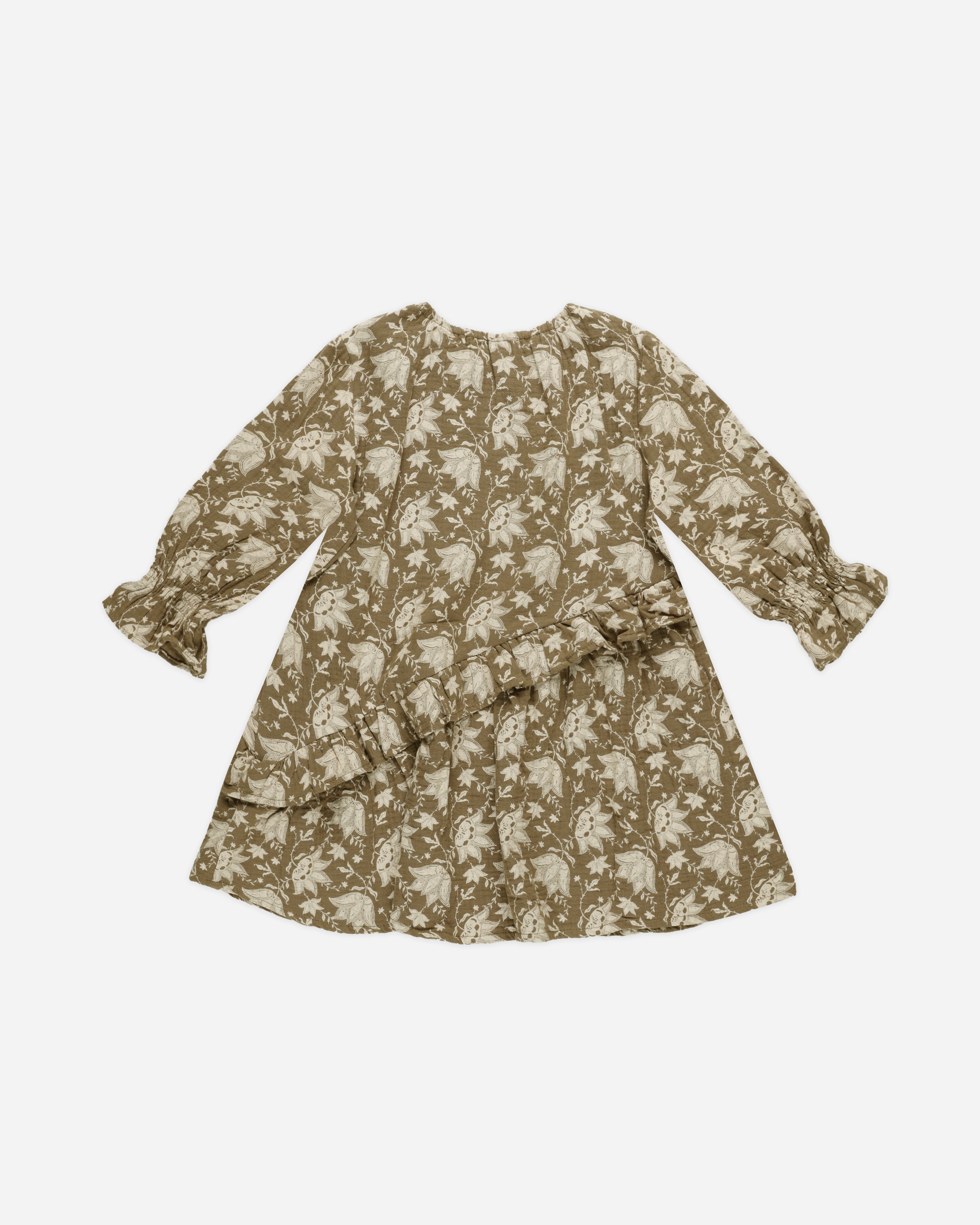 Hazel Dress || Green Garden - Rylee + Cru | Kids Clothes | Trendy Baby Clothes | Modern Infant Outfits |