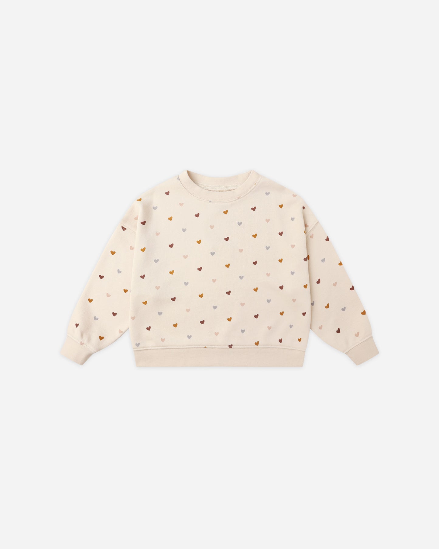 Boxy Pullover || Hearts - Rylee + Cru | Kids Clothes | Trendy Baby Clothes | Modern Infant Outfits |