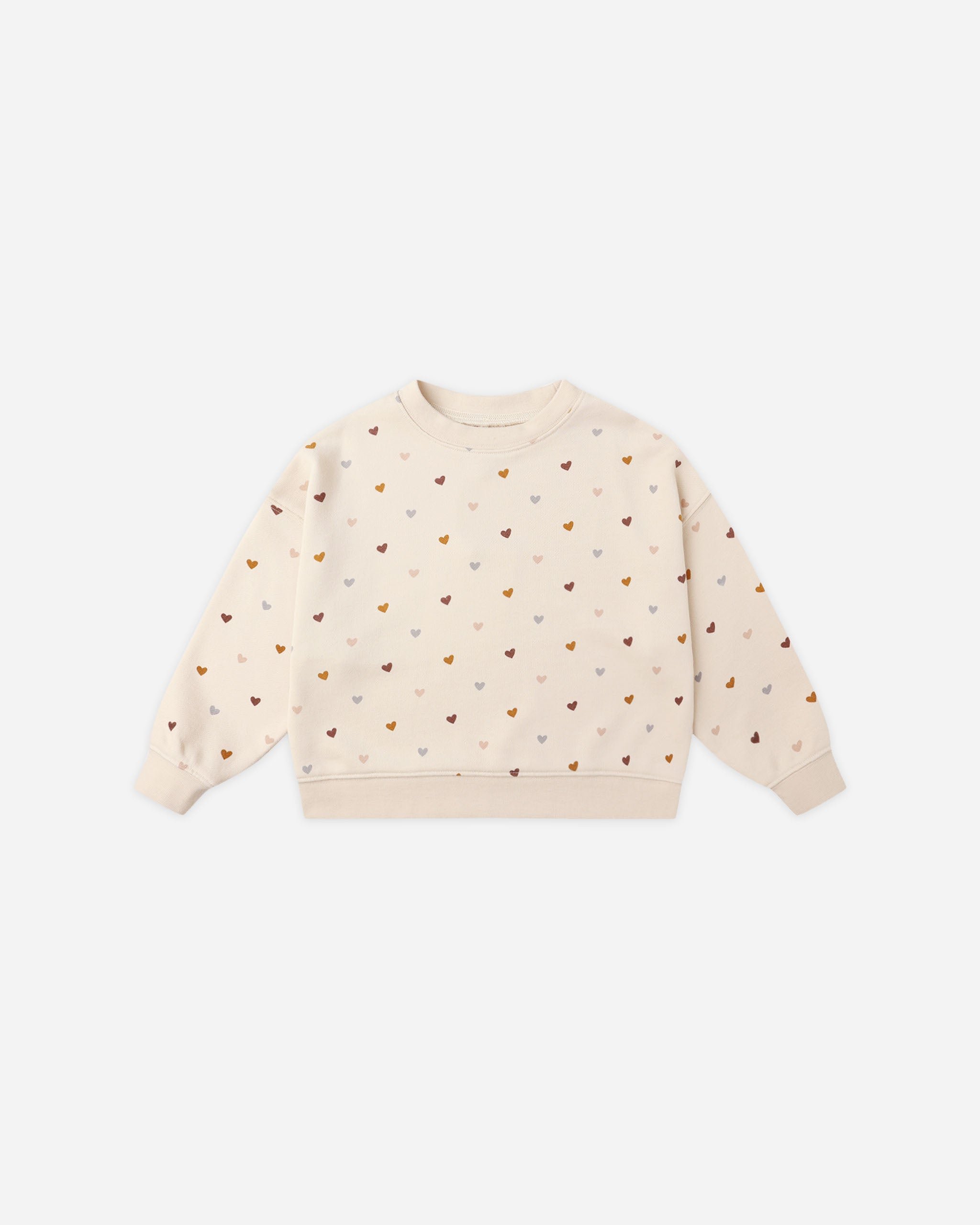 Boxy Pullover || Hearts - Rylee + Cru | Kids Clothes | Trendy Baby Clothes | Modern Infant Outfits |