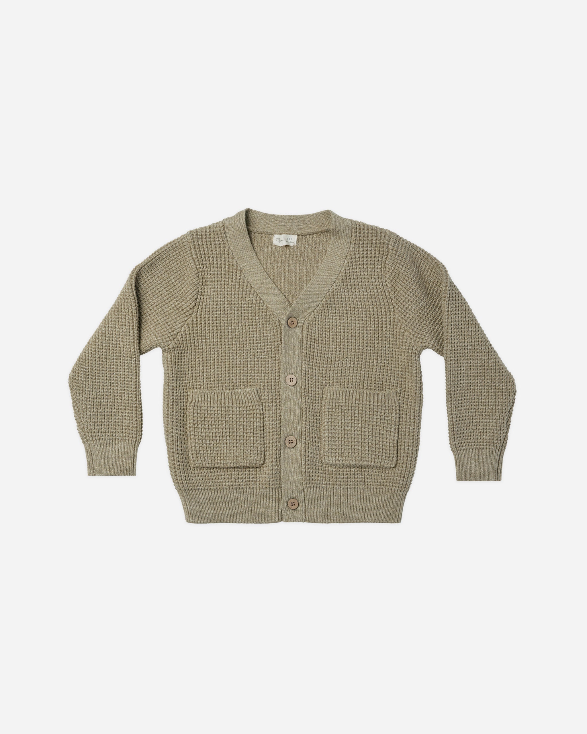 Boys Cardigan | Heathered Fern - Rylee + Cru | Kids Clothes | Trendy Baby Clothes | Modern Infant Outfits |