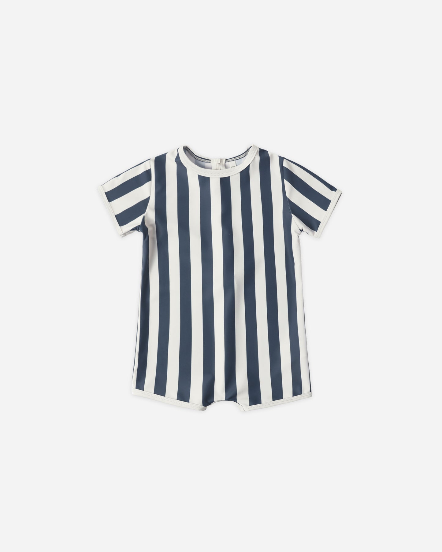 Shorty One-Piece Navy Stripe - Rylee + Cru | Kids Clothes | Trendy Baby Clothes | Modern Infant Outfits |