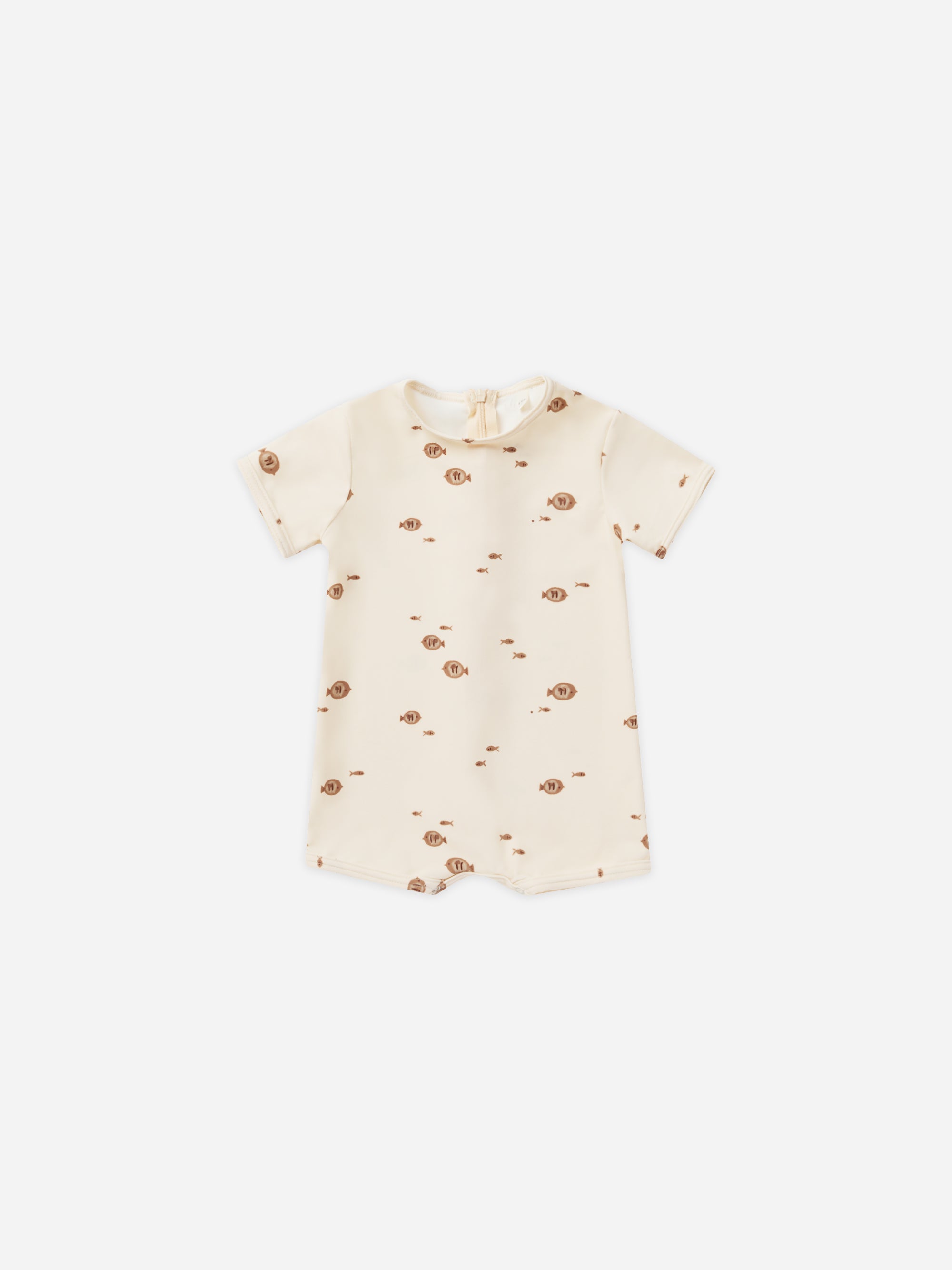 Shorty One-Piece || Fish - Rylee + Cru | Kids Clothes | Trendy Baby Clothes | Modern Infant Outfits |