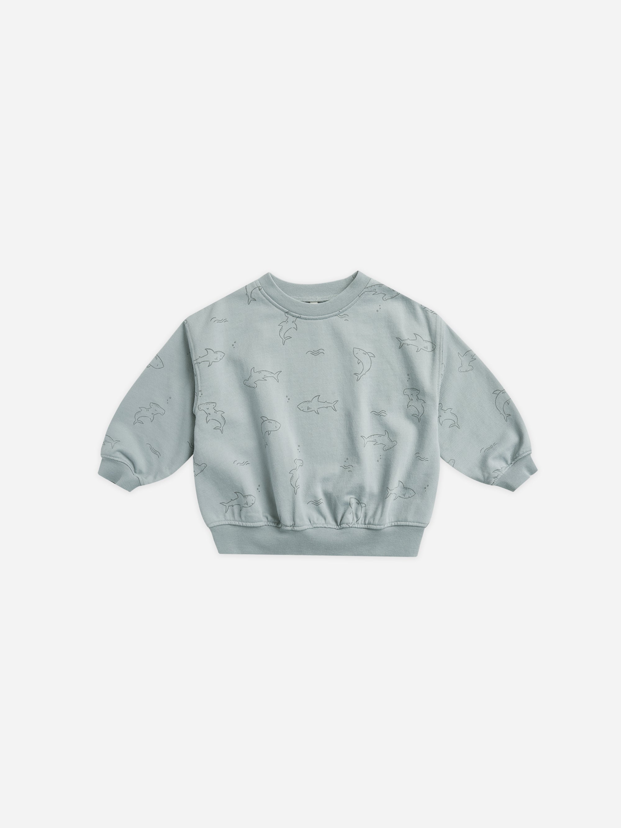 Sweatshirt || Sharks - Rylee + Cru | Kids Clothes | Trendy Baby Clothes | Modern Infant Outfits |