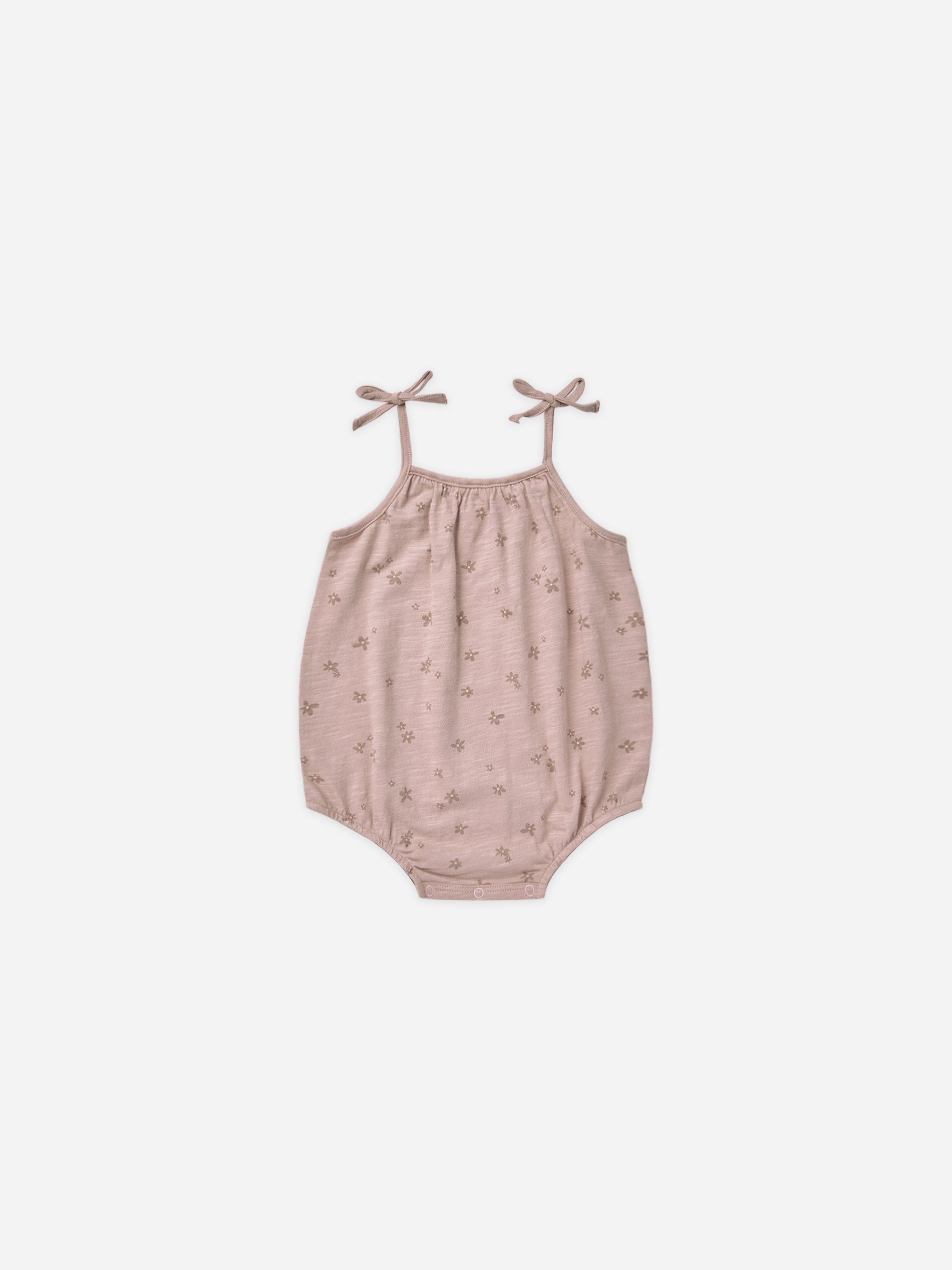 Nala Romper || Mauve Ditsy - Rylee + Cru | Kids Clothes | Trendy Baby Clothes | Modern Infant Outfits |