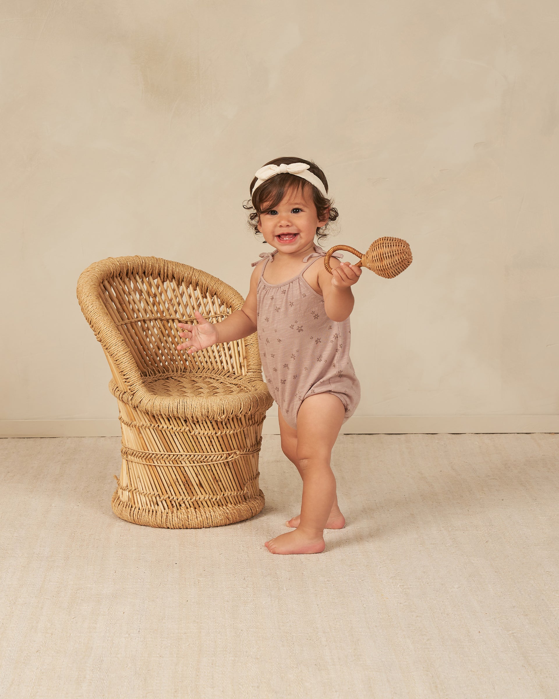 Rylee + Cru Wide Leg Overall - Mini Daisy