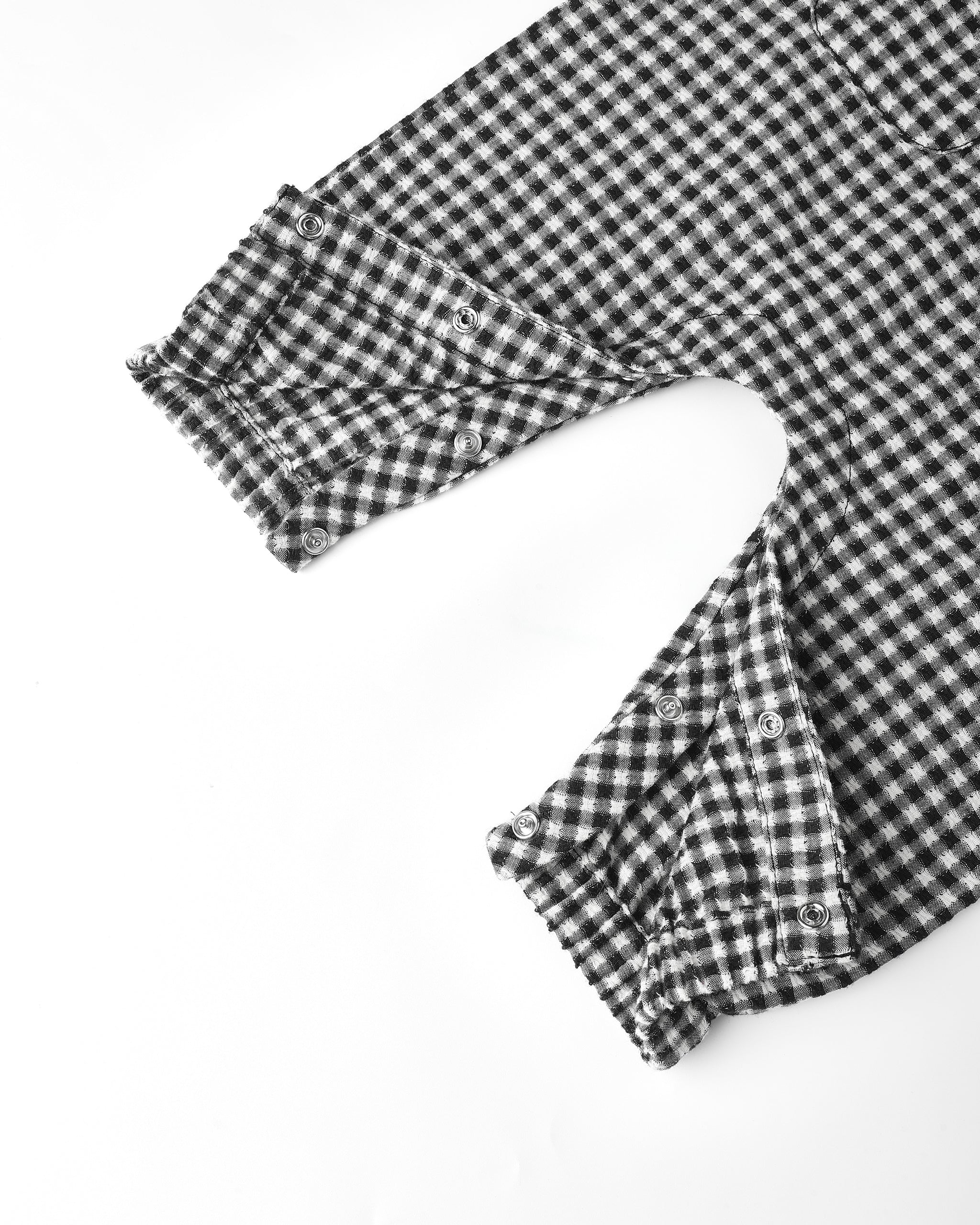 Long Sleeve Woven Jumpsuit || Black Gingham - Rylee + Cru | Kids Clothes | Trendy Baby Clothes | Modern Infant Outfits |