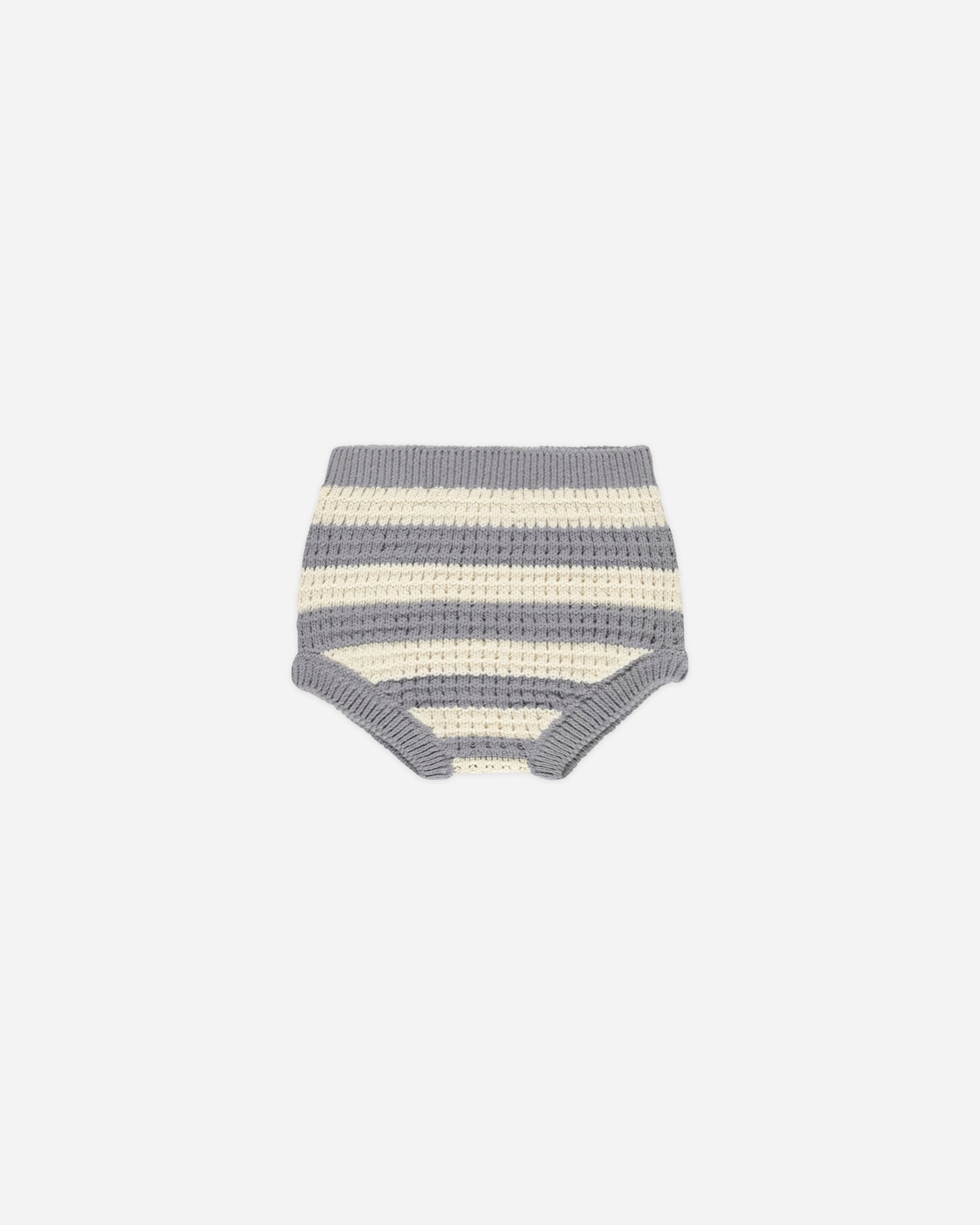 Knit Bloomer || Dusty Blue Stripe