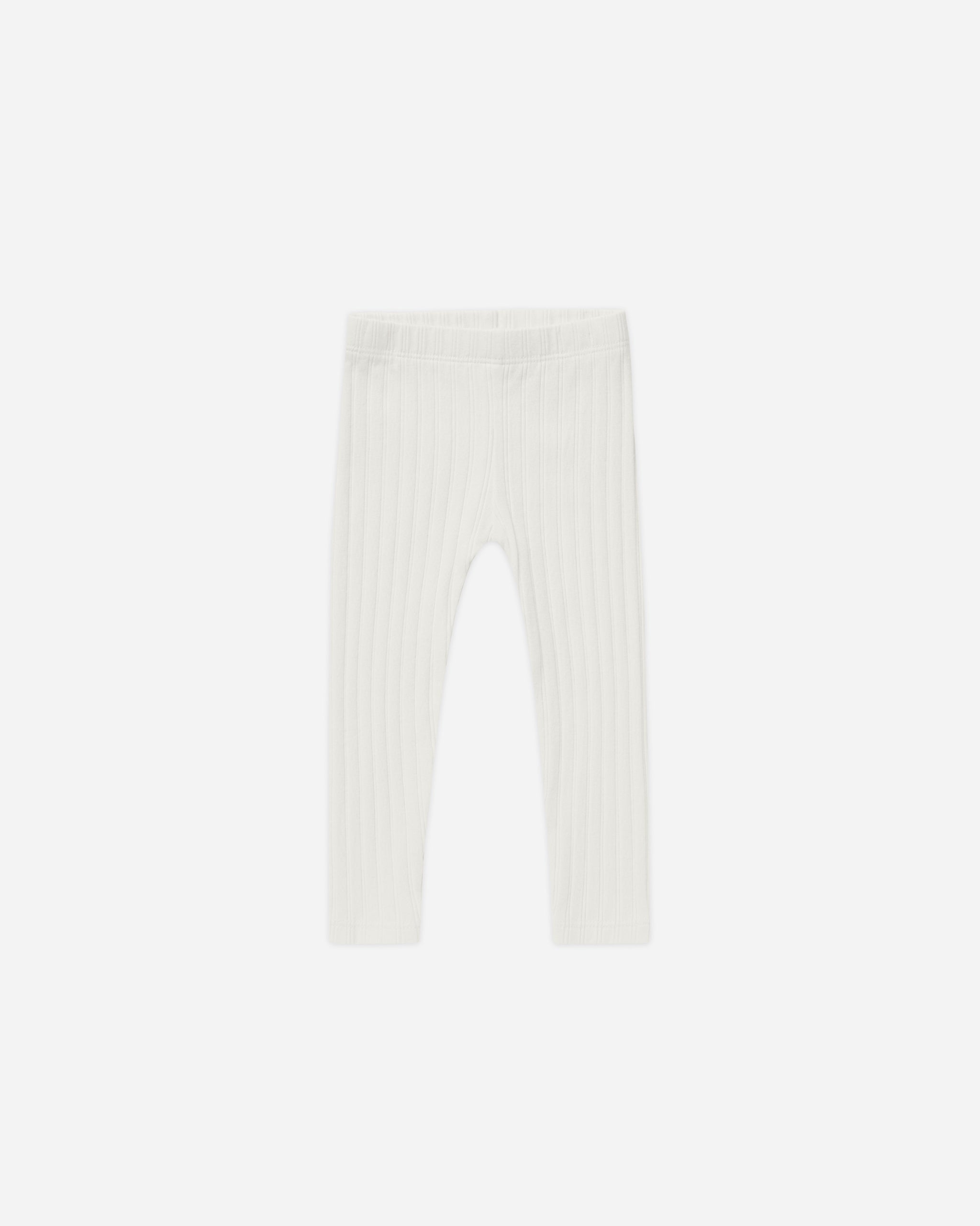 Ribbed Legging || Ivory - Rylee + Cru | Kids Clothes | Trendy Baby Clothes | Modern Infant Outfits |