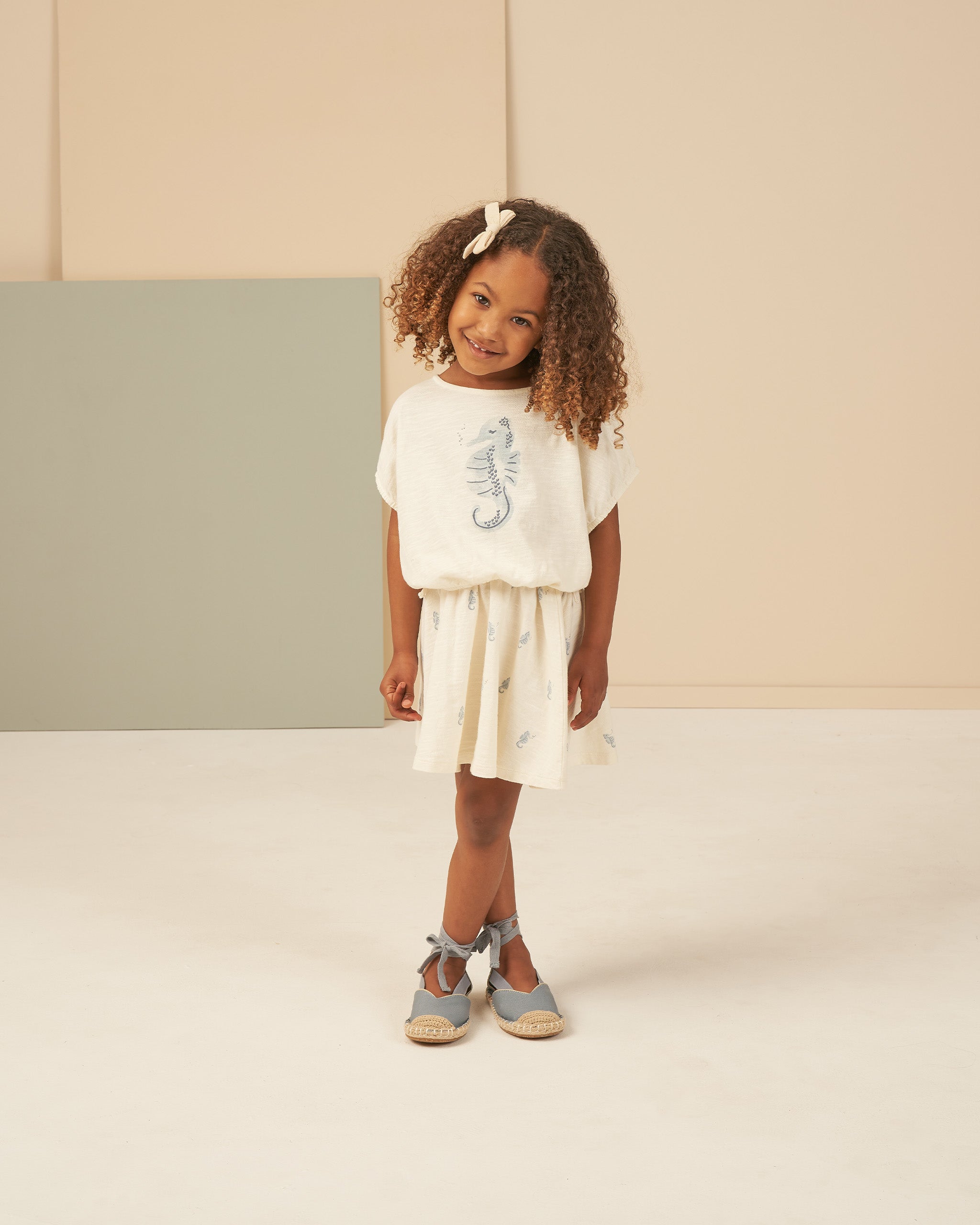 Mae Skirt || Seahorse - Rylee + Cru | Kids Clothes | Trendy Baby Clothes | Modern Infant Outfits |