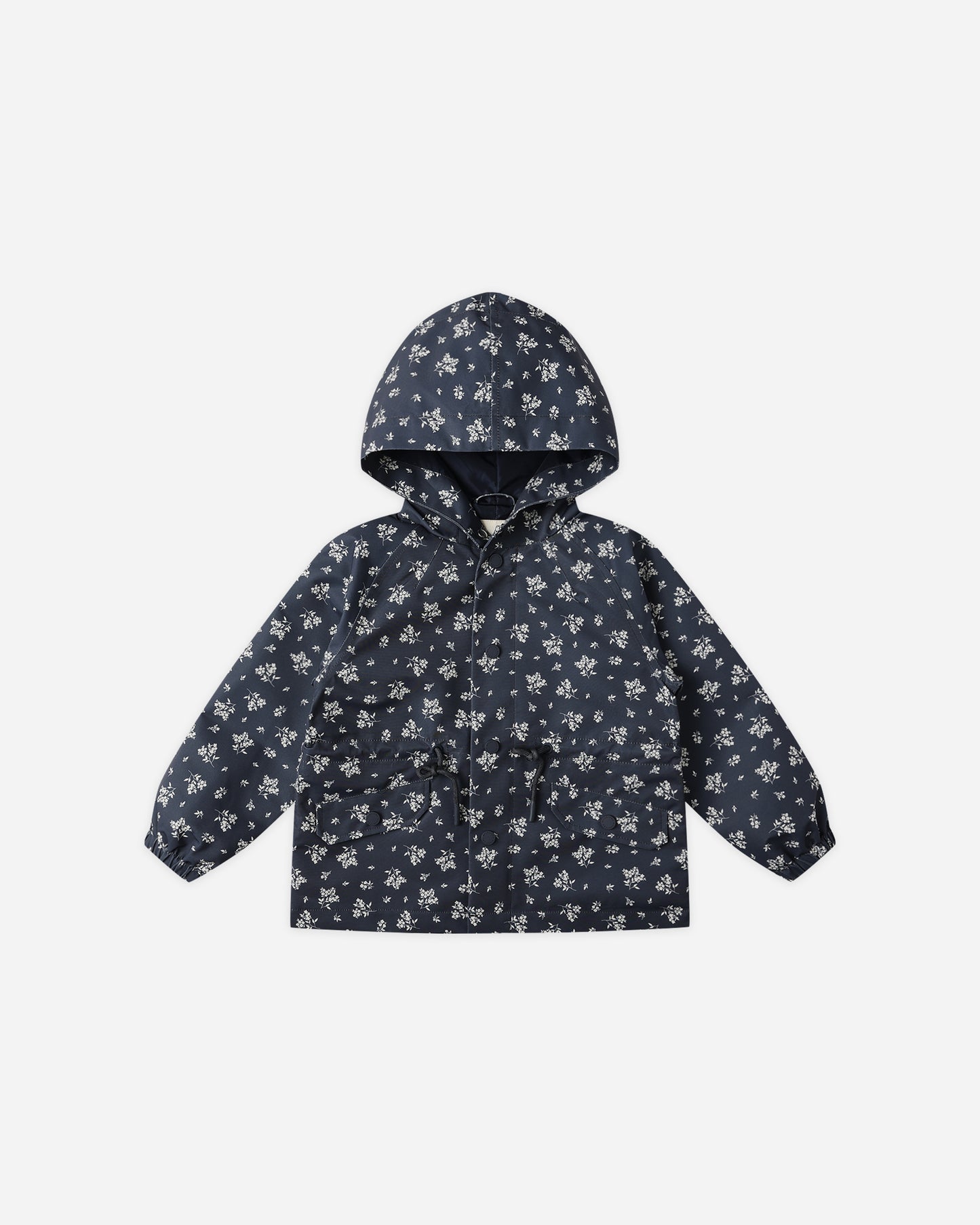 Raincoat || Blue Floral - Rylee + Cru | Kids Clothes | Trendy Baby Clothes | Modern Infant Outfits |