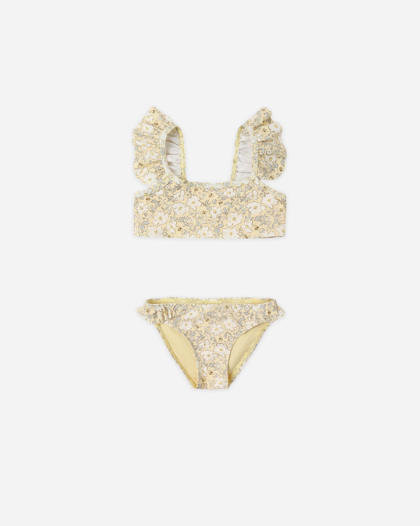 Hanalei Two-Piece Lemon Meadow - Rylee + Cru | Kids Clothes | Trendy Baby Clothes | Modern Infant Outfits |