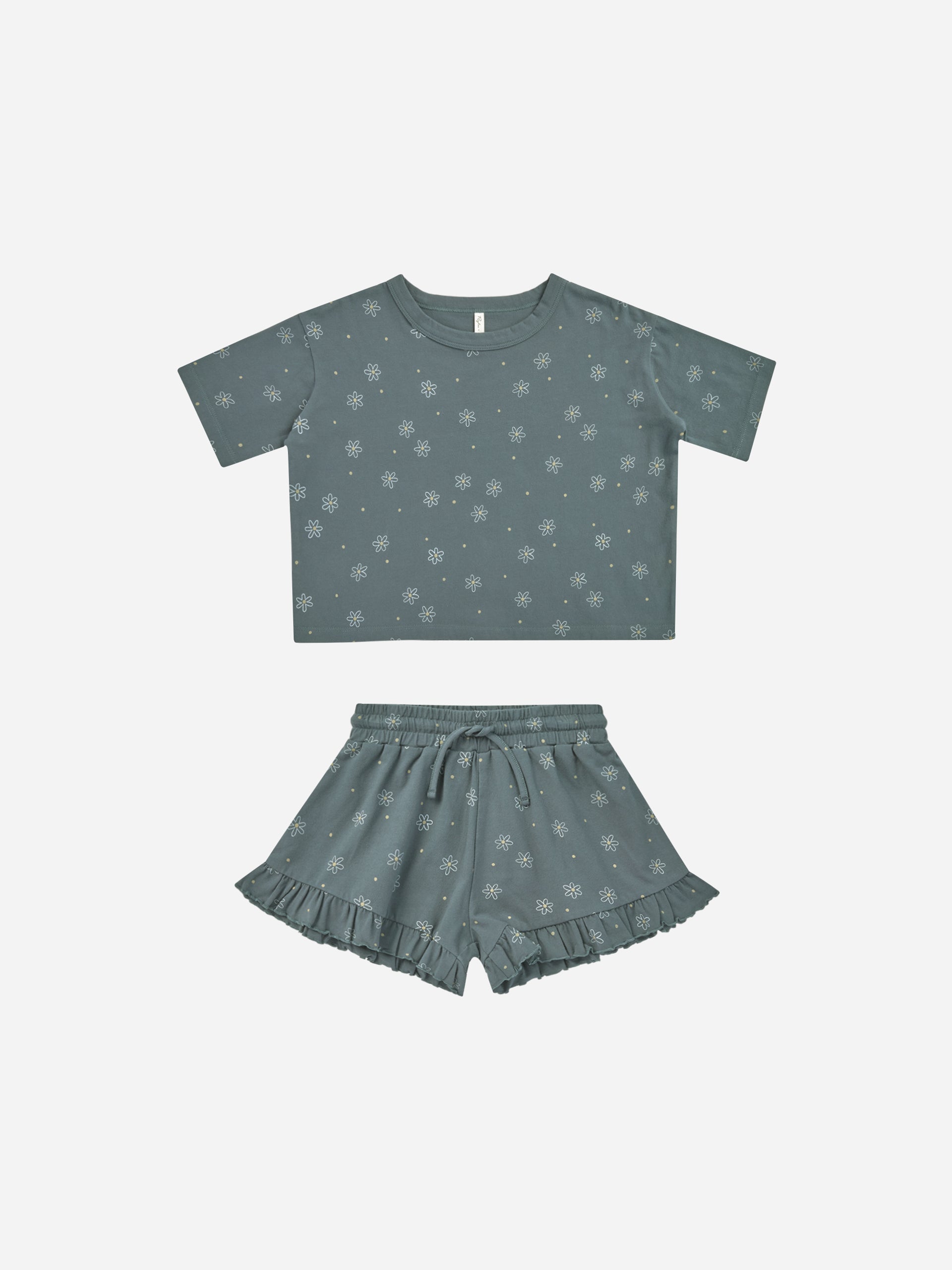 Mosie Set || Daisies - Rylee + Cru | Kids Clothes | Trendy Baby Clothes | Modern Infant Outfits |