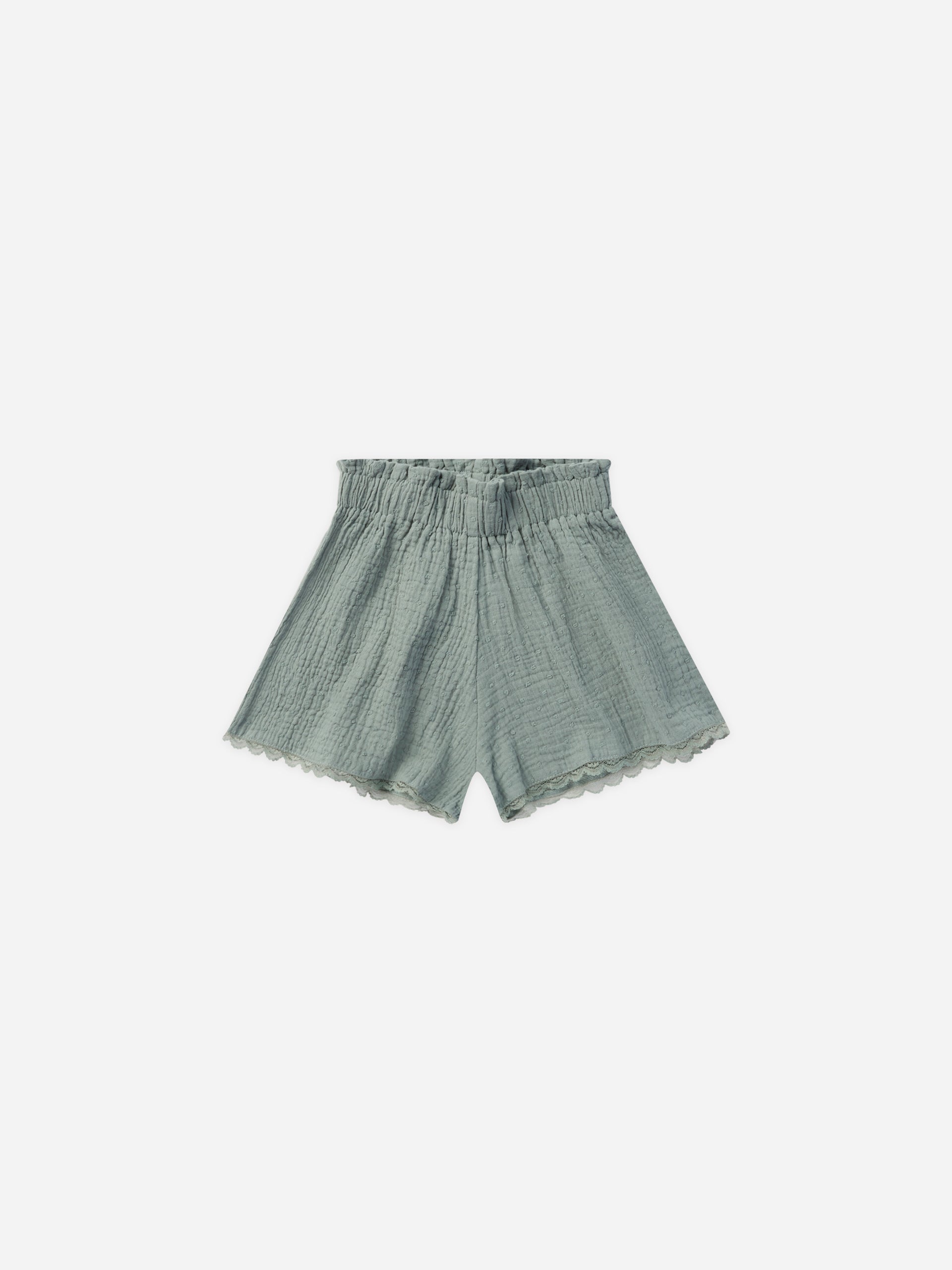Remi Shorts || Aqua - Rylee + Cru | Kids Clothes | Trendy Baby Clothes | Modern Infant Outfits |