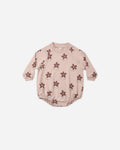 Crew Neck Romper Daisy - Rylee + Cru | Kids Clothes | Trendy Baby Clothes | Modern Infant Outfits |