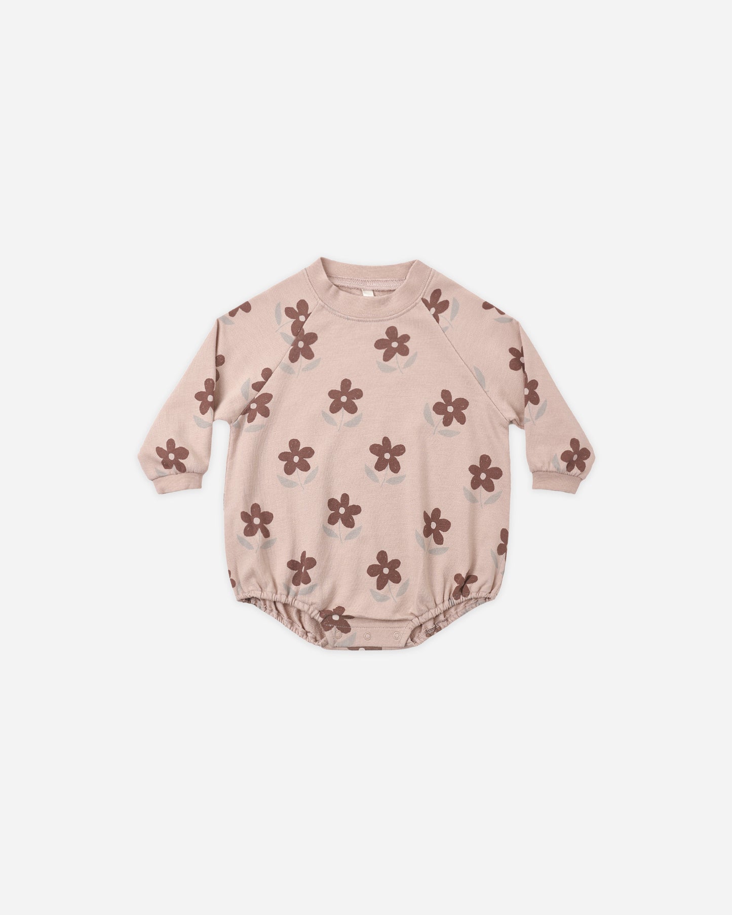 Crew Neck Romper Daisy - Rylee + Cru | Kids Clothes | Trendy Baby Clothes | Modern Infant Outfits |