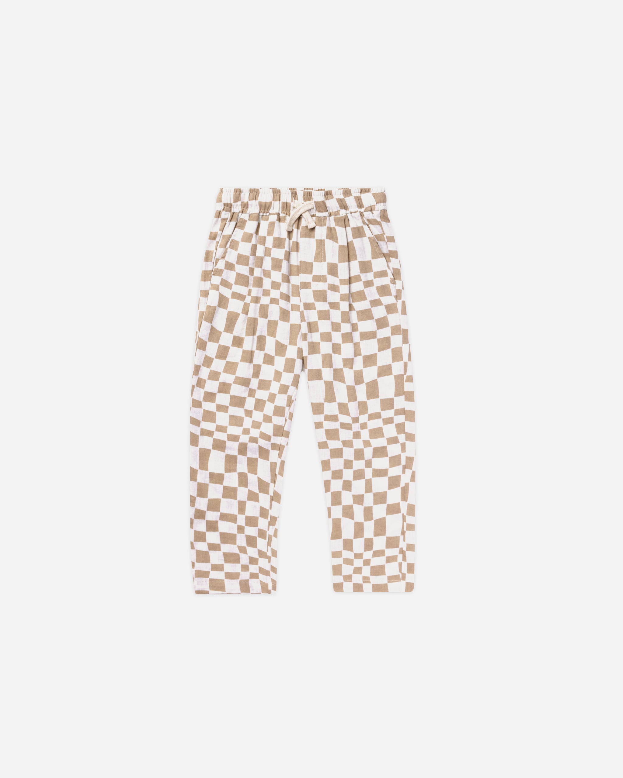 Ryder Pant || Sand Check - Rylee + Cru | Kids Clothes | Trendy Baby Clothes | Modern Infant Outfits |