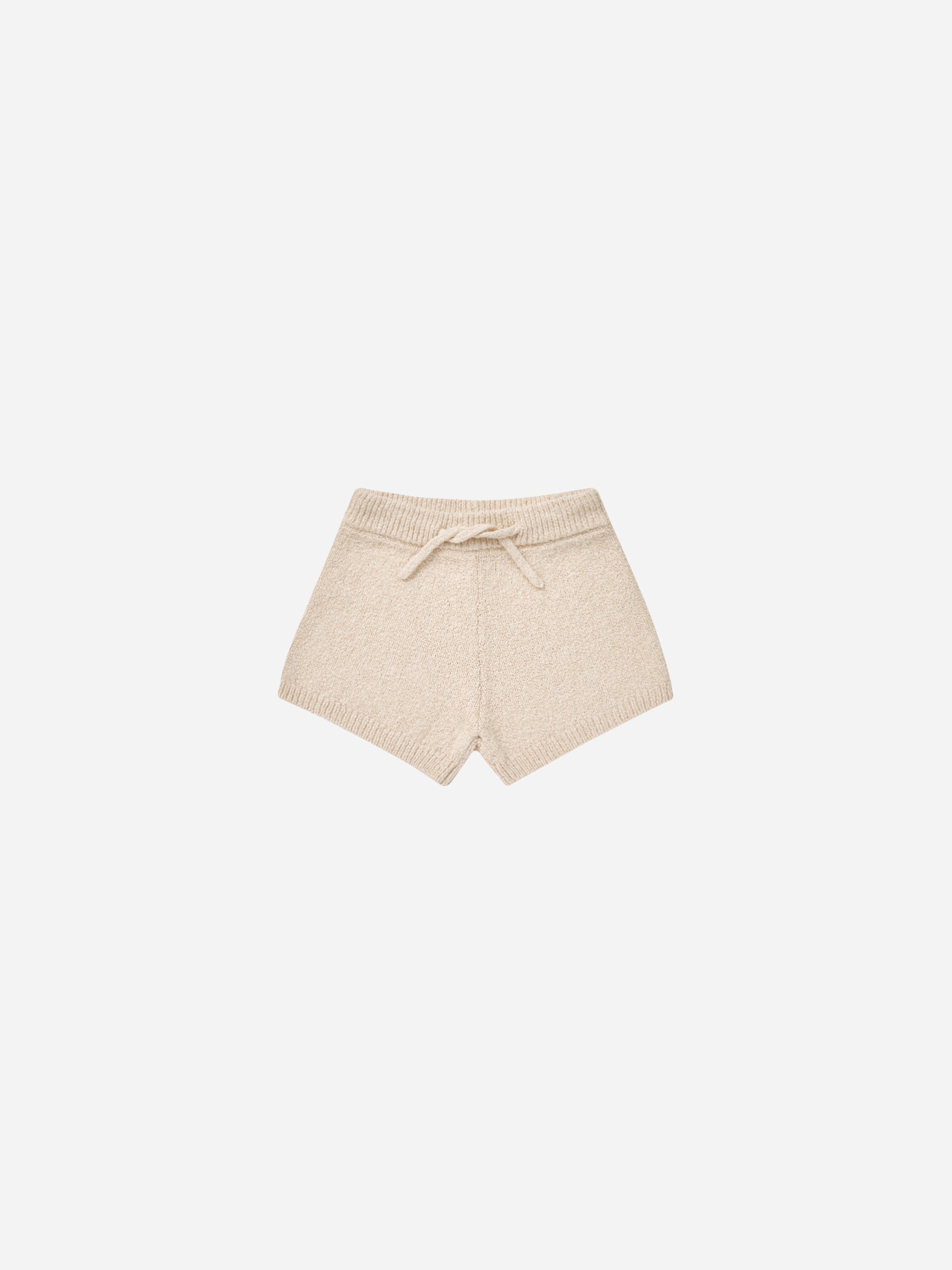 Knit Short || Heathered Oat - Rylee + Cru | Kids Clothes | Trendy Baby Clothes | Modern Infant Outfits |