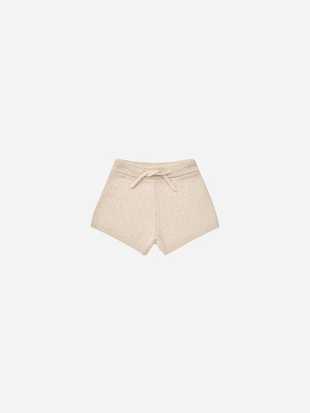 Knit Shorts || Heathered Oat