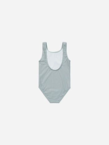 Rylee + Cru Moxie One-Piece in Citron Stripe main image 1