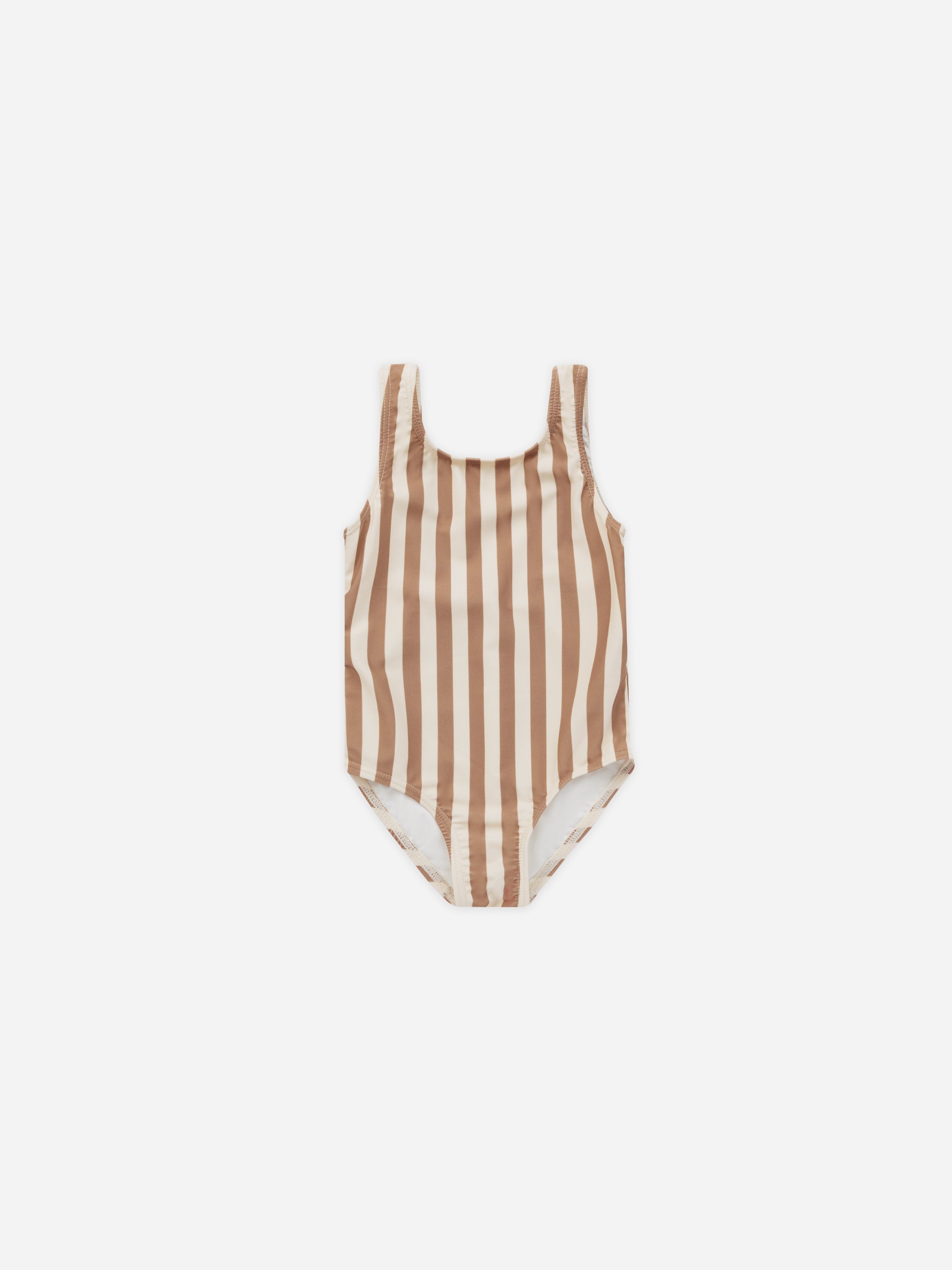Moxie One-Piece || Clay Stripe - Rylee + Cru | Kids Clothes | Trendy Baby Clothes | Modern Infant Outfits |