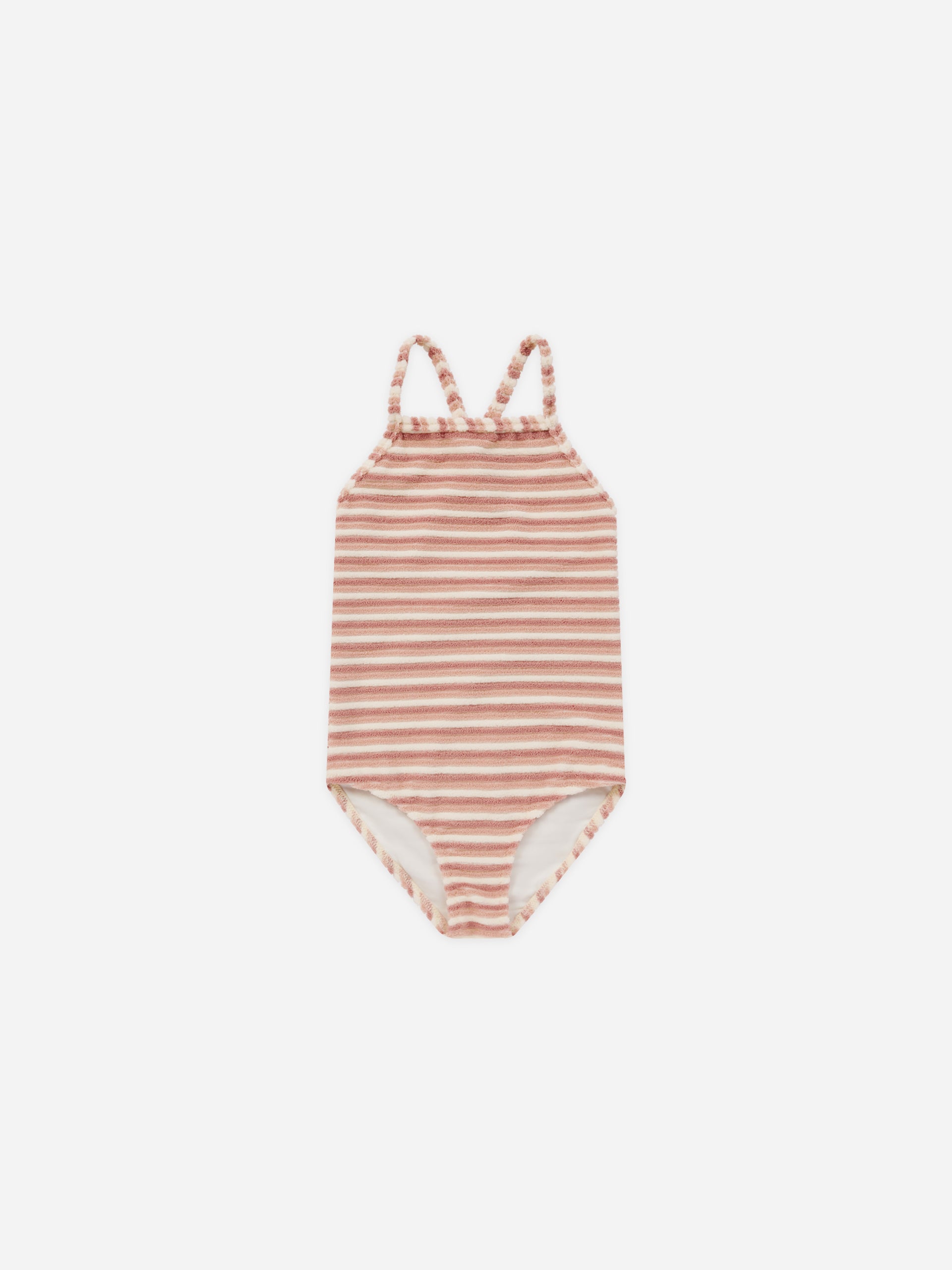 Sky One-Piece || Pink Stripe - Rylee + Cru | Kids Clothes | Trendy Baby Clothes | Modern Infant Outfits |