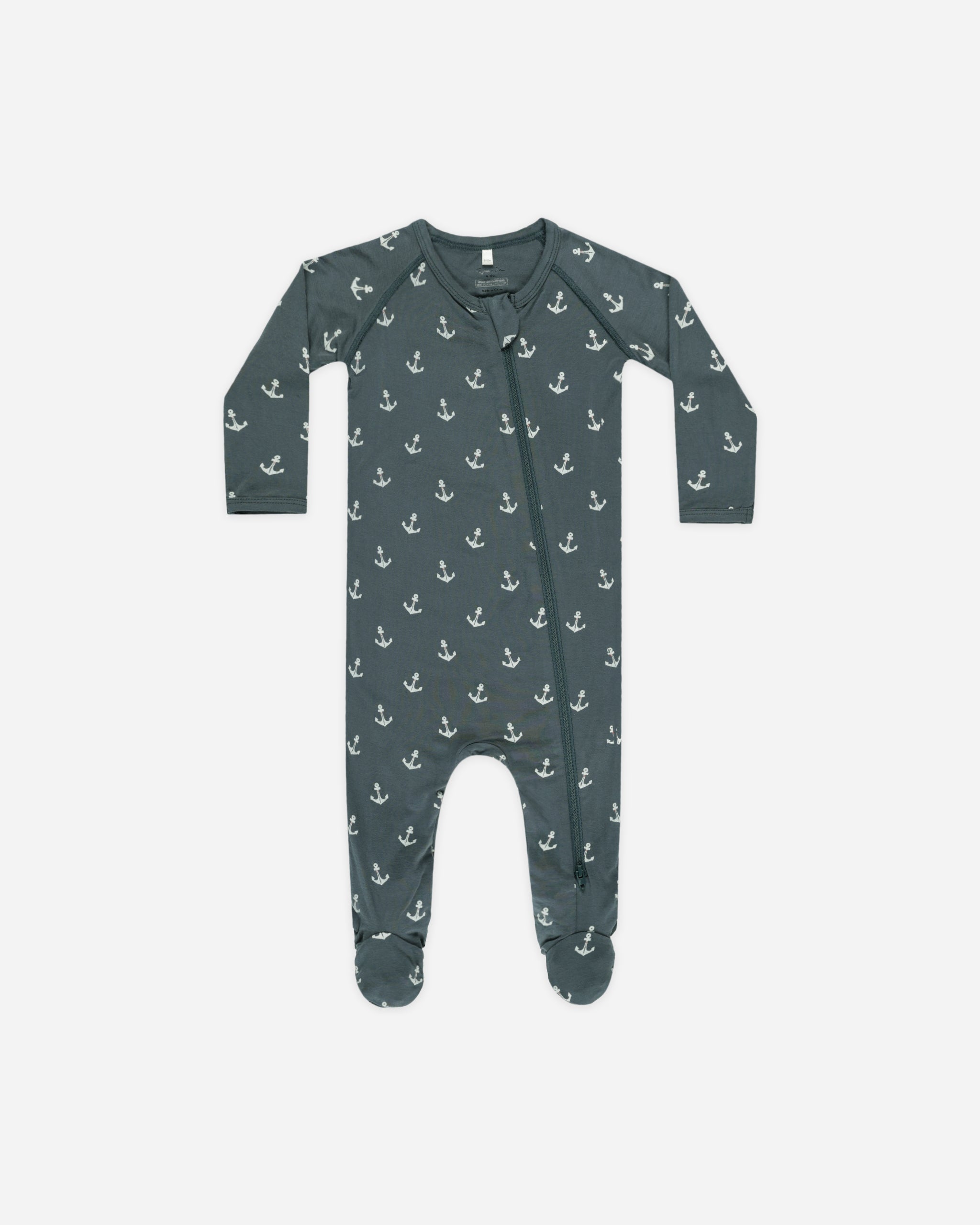 Footed Sleeper || Anchors - Rylee + Cru | Kids Clothes | Trendy Baby Clothes | Modern Infant Outfits |