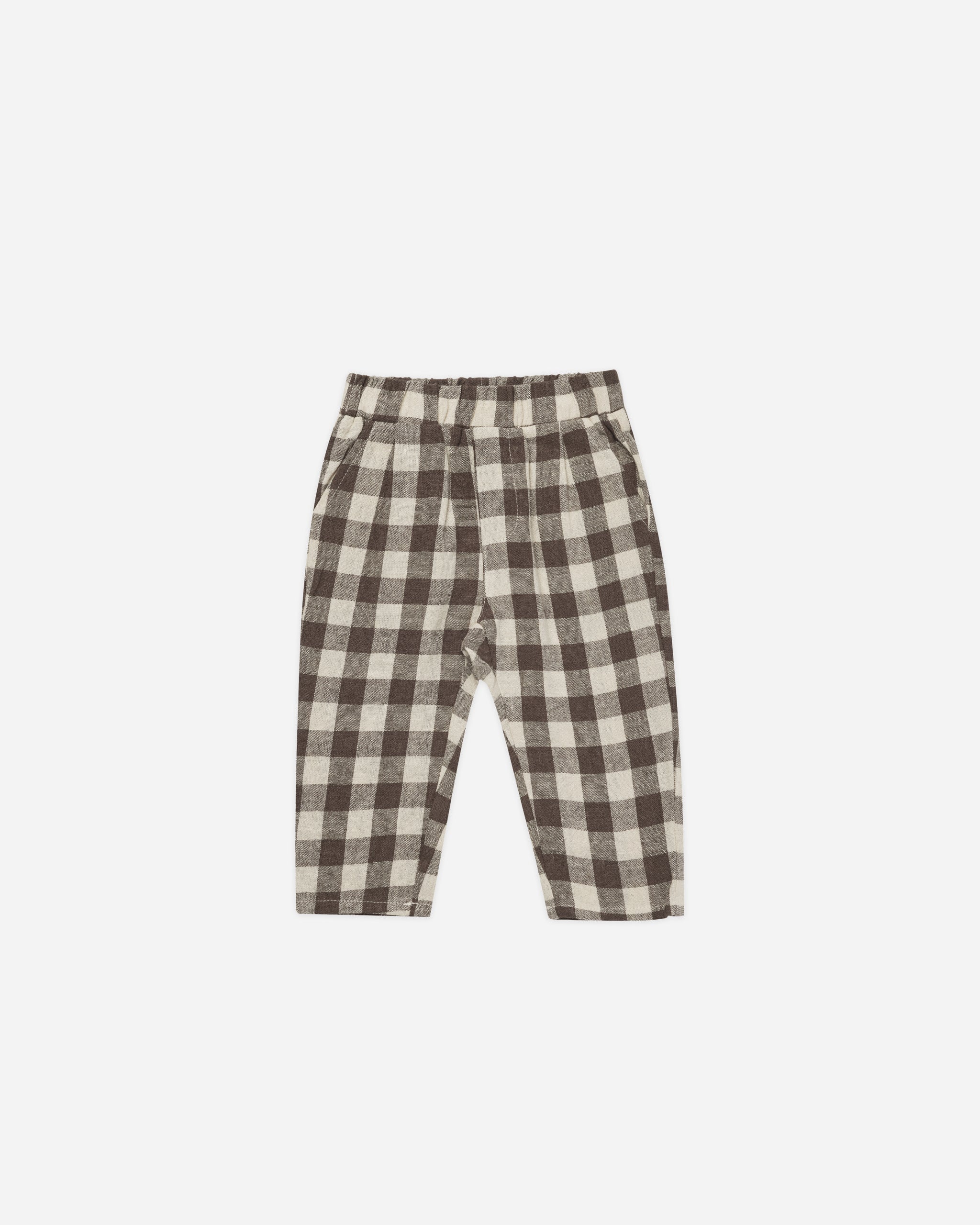 Otis Pant || Charcoal Check - Rylee + Cru | Kids Clothes | Trendy Baby Clothes | Modern Infant Outfits |