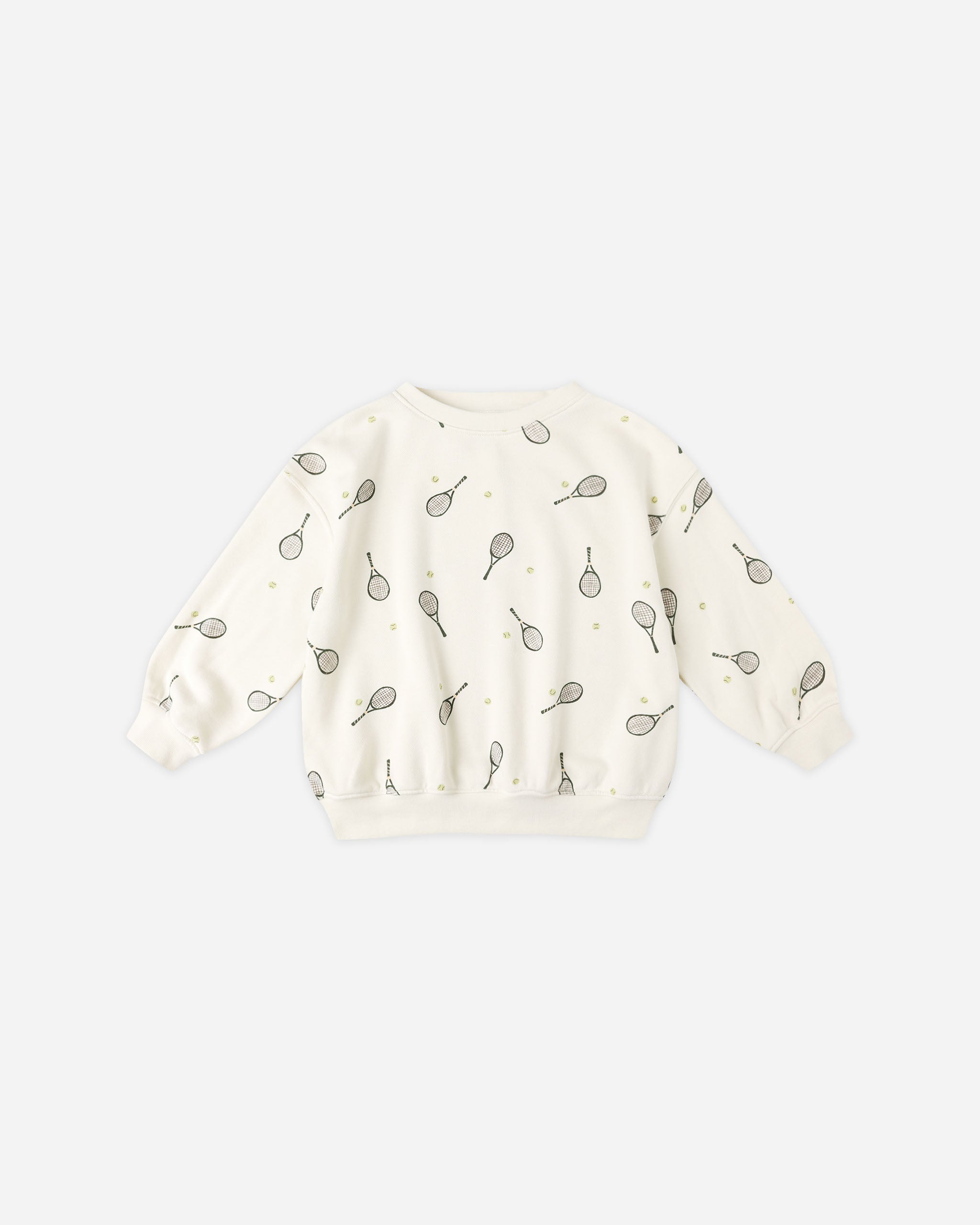 Relaxed Sweatshirt || Tennis - Rylee + Cru | Kids Clothes | Trendy Baby Clothes | Modern Infant Outfits |