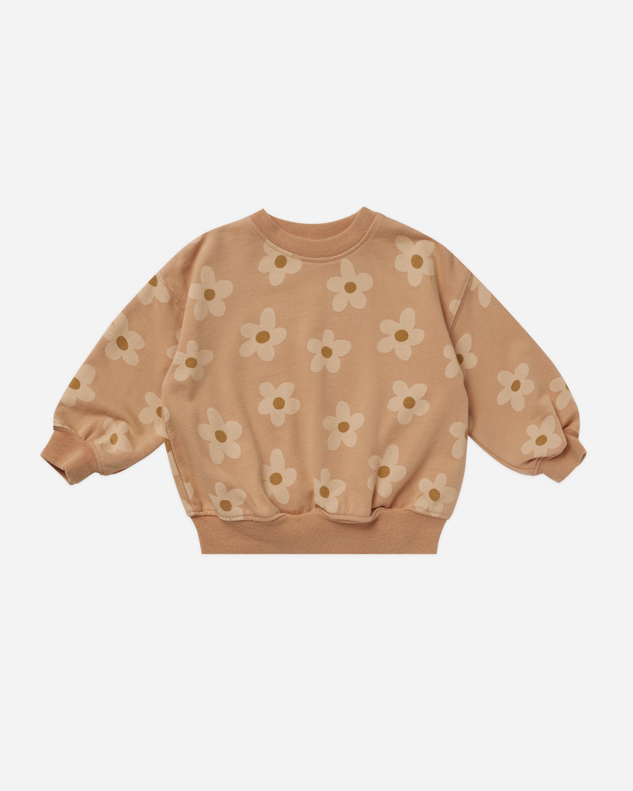 Relaxed Sweatshirt || Melon Daisy - Rylee + Cru | Kids Clothes | Trendy Baby Clothes | Modern Infant Outfits |