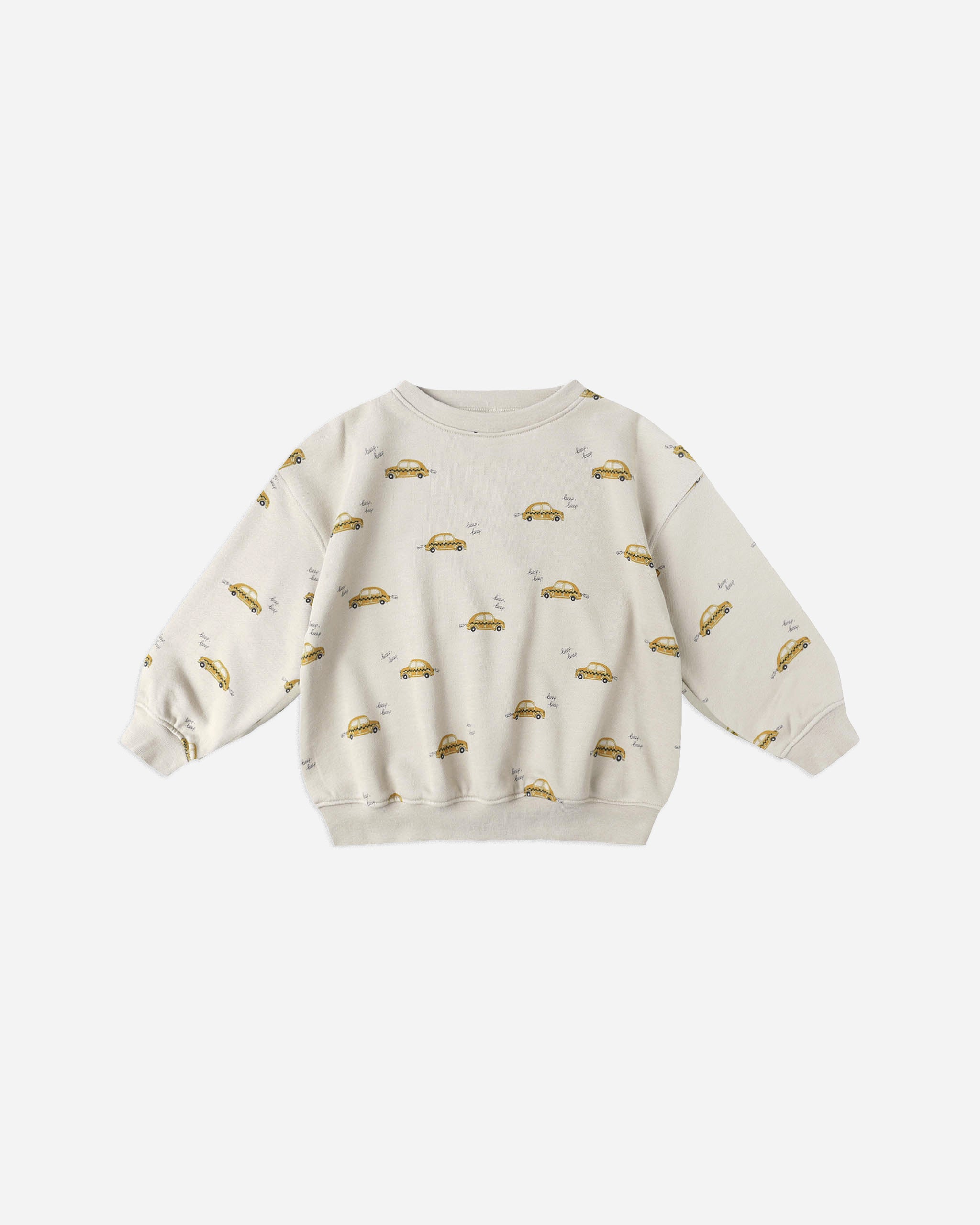 Relaxed Sweatshirt || Taxi - Rylee + Cru | Kids Clothes | Trendy Baby Clothes | Modern Infant Outfits |