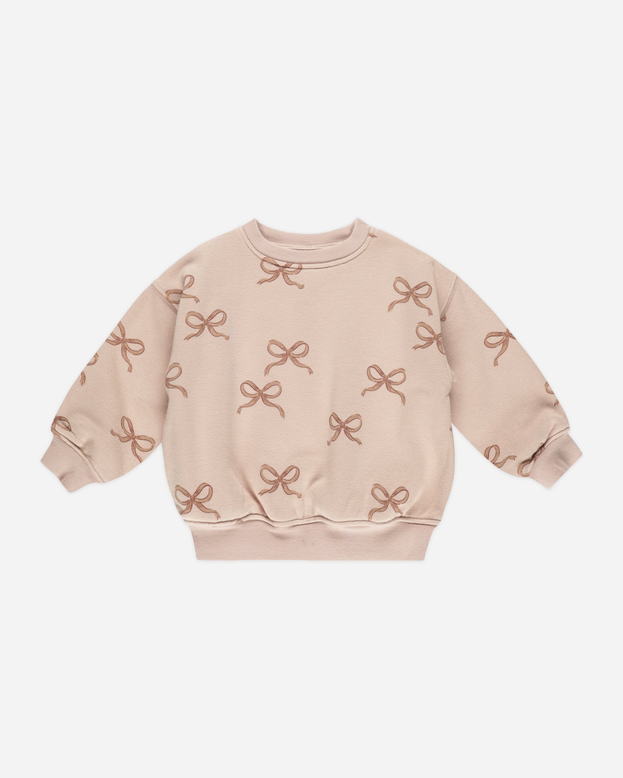 Relaxed Sweatshirt || Bows - 3-6M