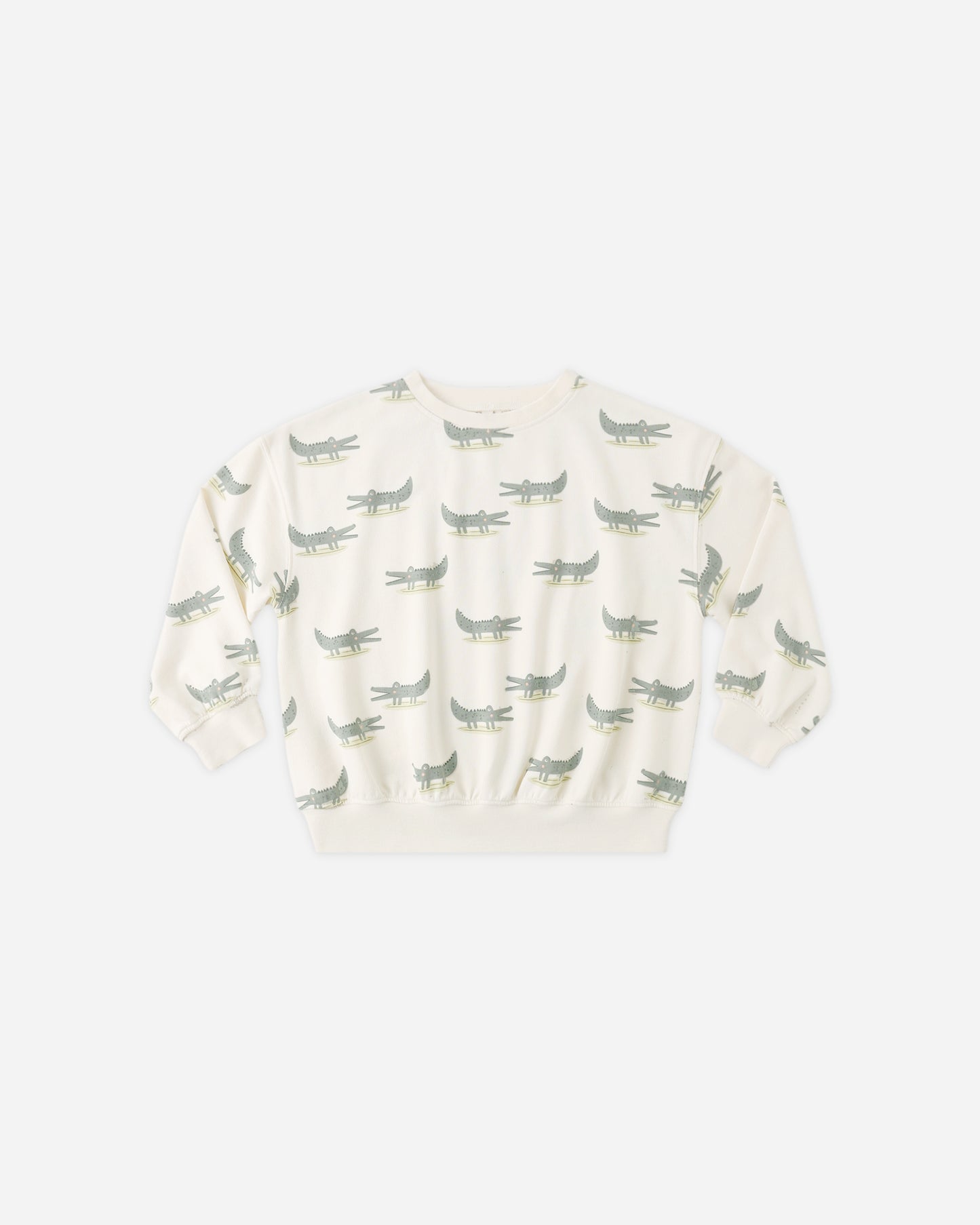 Relaxed Sweatshirt Alligators - Rylee + Cru | Kids Clothes | Trendy Baby Clothes | Modern Infant Outfits |