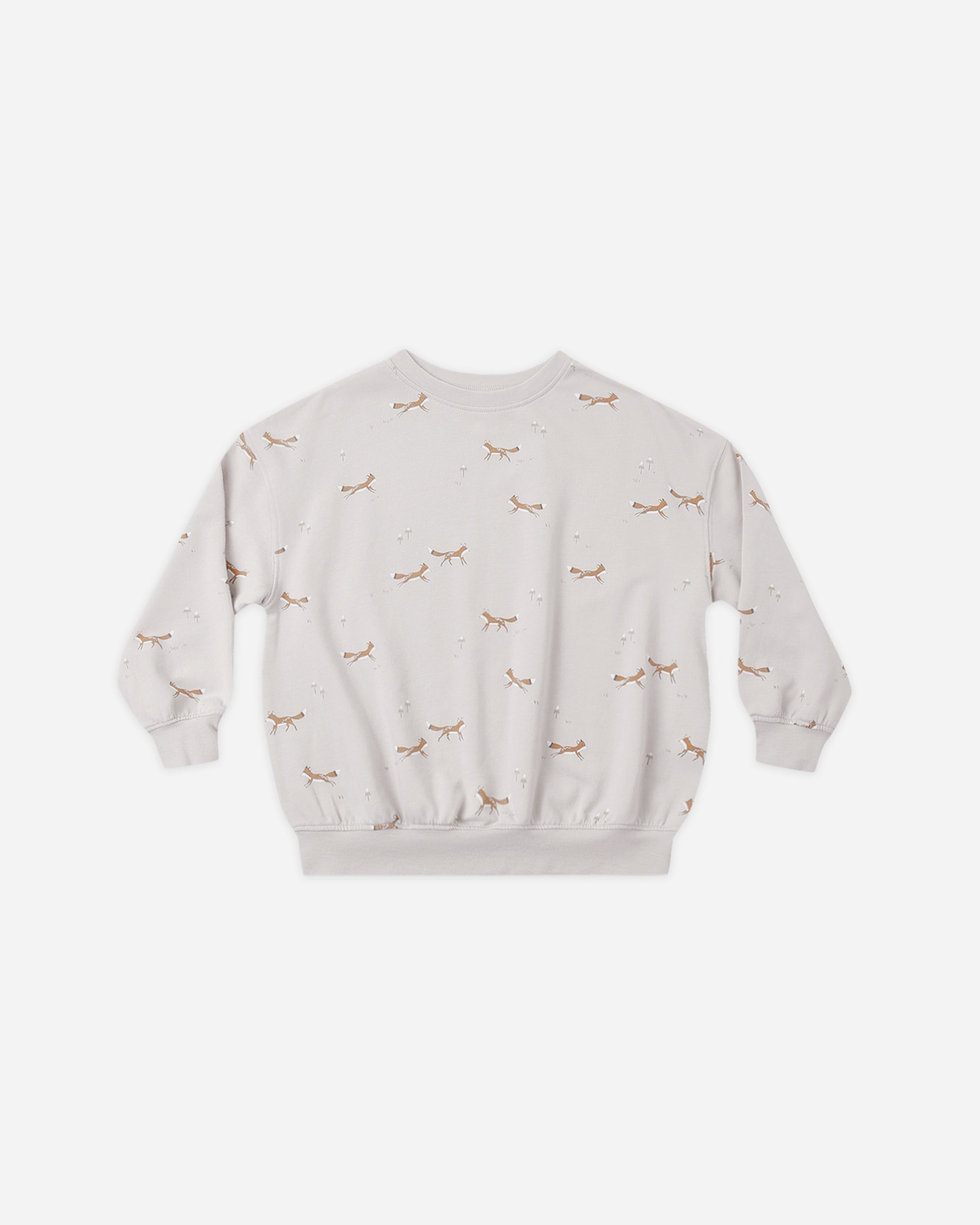 Relaxed Sweatshirt Foxes - Rylee + Cru | Kids Clothes | Trendy Baby Clothes | Modern Infant Outfits |