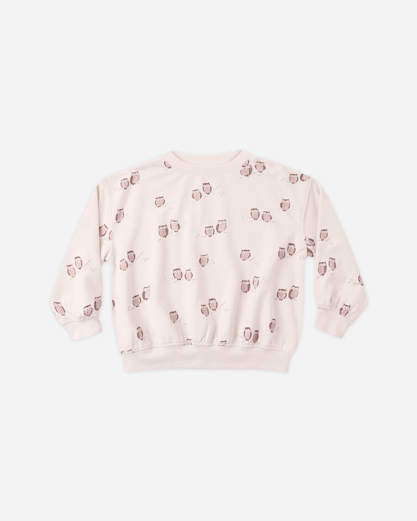 Relaxed Sweatshirt Owls - Rylee + Cru | Kids Clothes | Trendy Baby Clothes | Modern Infant Outfits |