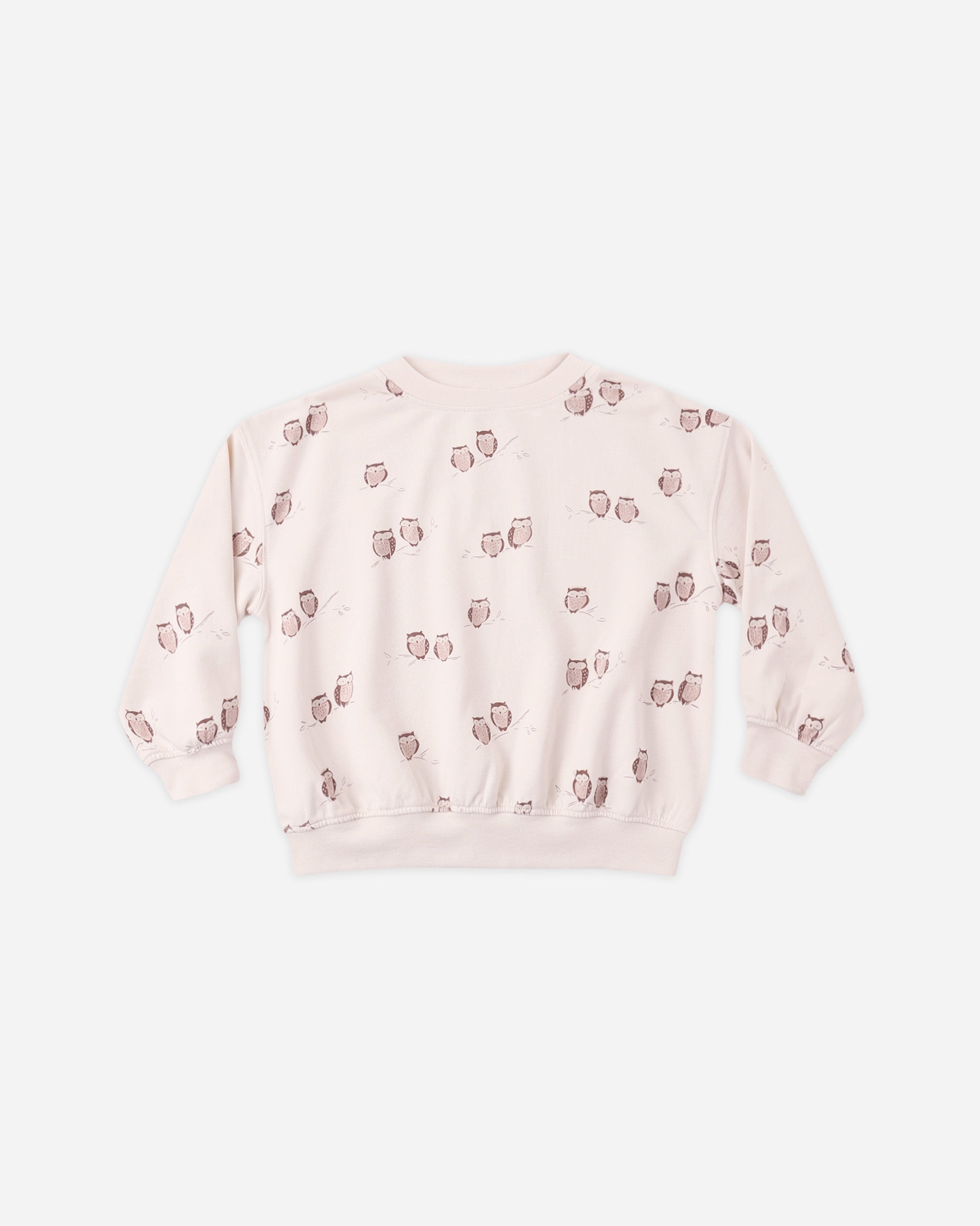 Relaxed Sweatshirt Owls - Rylee + Cru | Kids Clothes | Trendy Baby Clothes | Modern Infant Outfits |