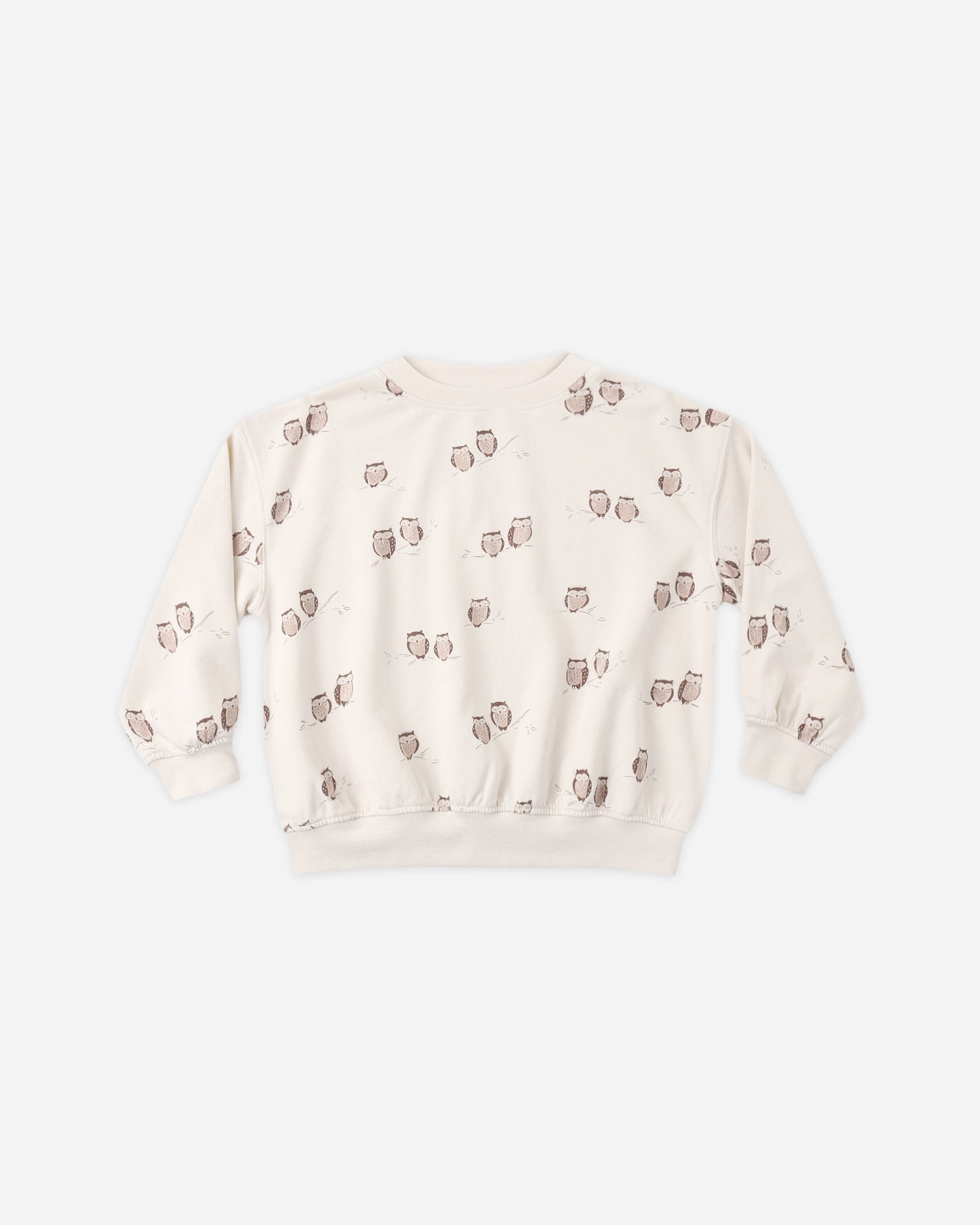 Relaxed Sweatshirt Owls - Rylee + Cru | Kids Clothes | Trendy Baby Clothes | Modern Infant Outfits |