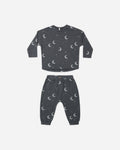 Long Sleeve Tee + Pant Set Moons - Rylee + Cru | Kids Clothes | Trendy Baby Clothes | Modern Infant Outfits |