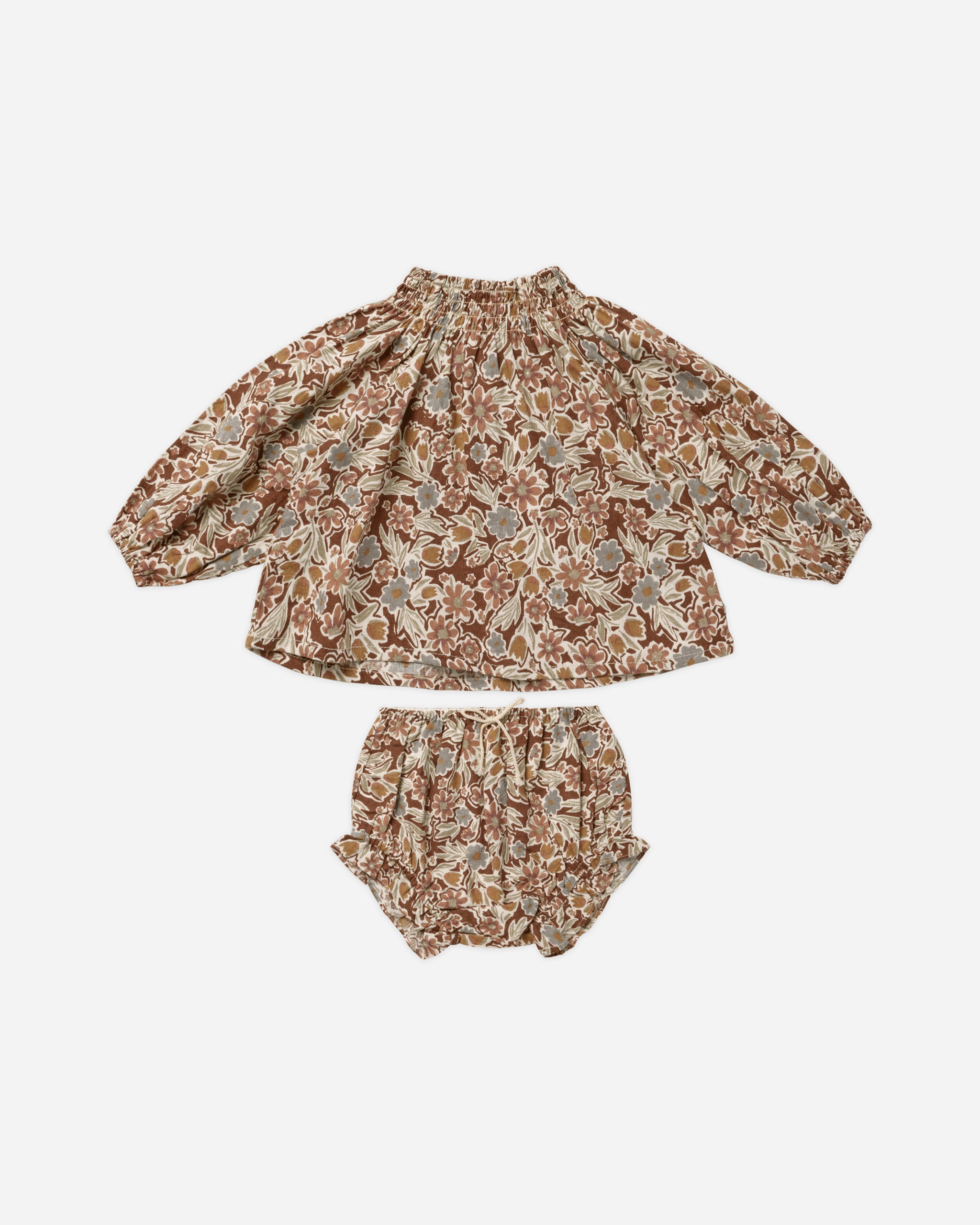 Quincy Blouse Set || Autumn Bloom - Rylee + Cru | Kids Clothes | Trendy Baby Clothes | Modern Infant Outfits |