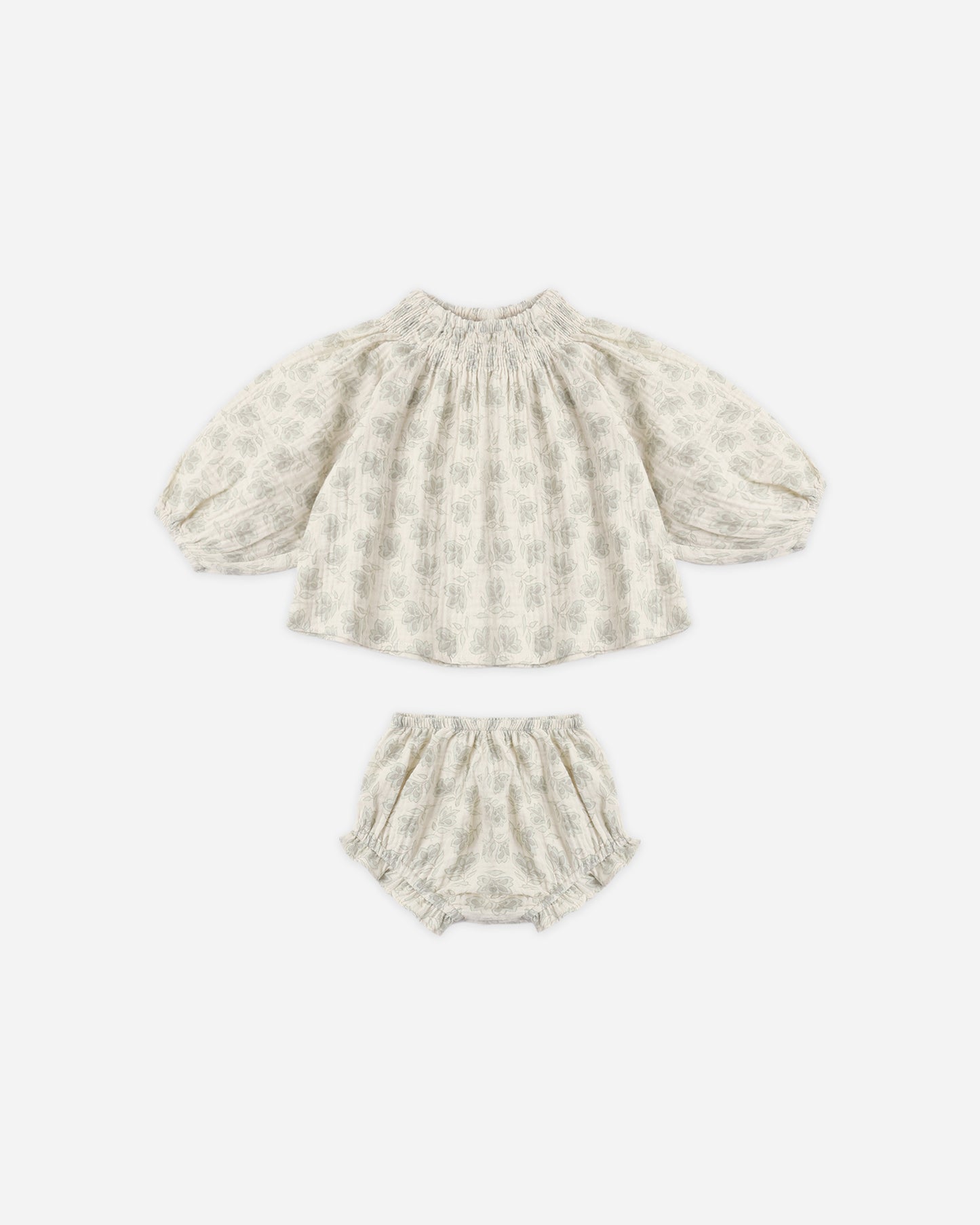Quincy Set Green Iris - Rylee + Cru | Kids Clothes | Trendy Baby Clothes | Modern Infant Outfits |