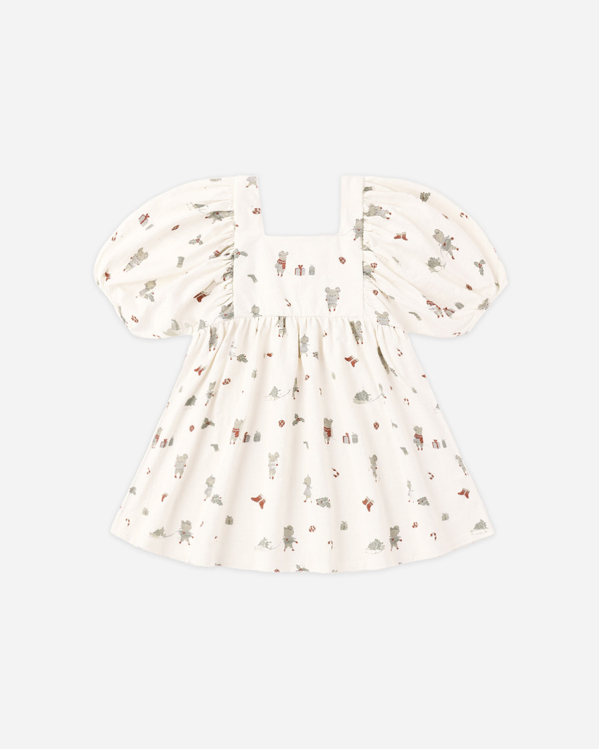 Brea Dress Holiday Mouse - Rylee + Cru | Kids Clothes | Trendy Baby Clothes | Modern Infant Outfits |