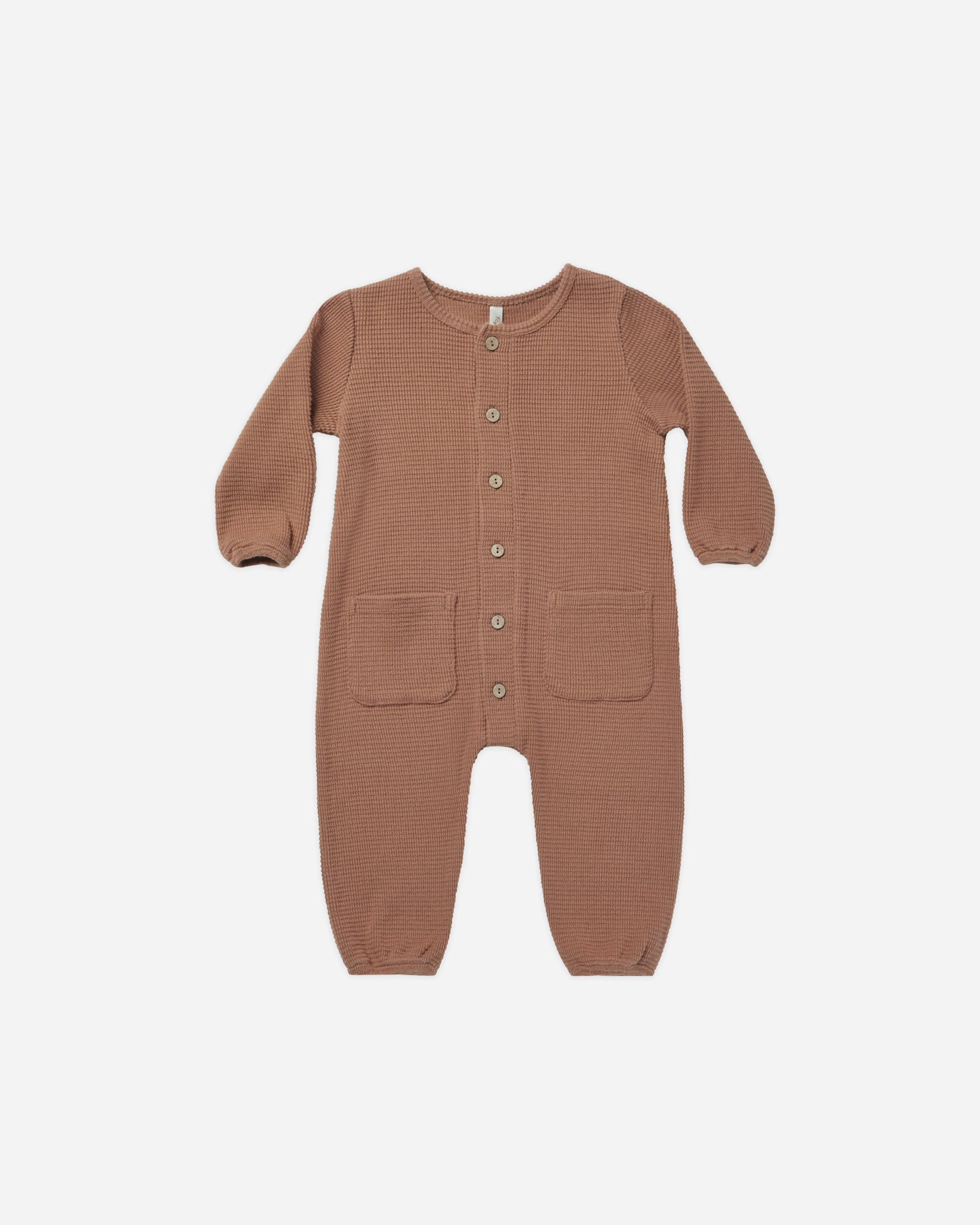 Long Sleeve Jumpsuit || Spice - Rylee + Cru | Kids Clothes | Trendy Baby Clothes | Modern Infant Outfits |